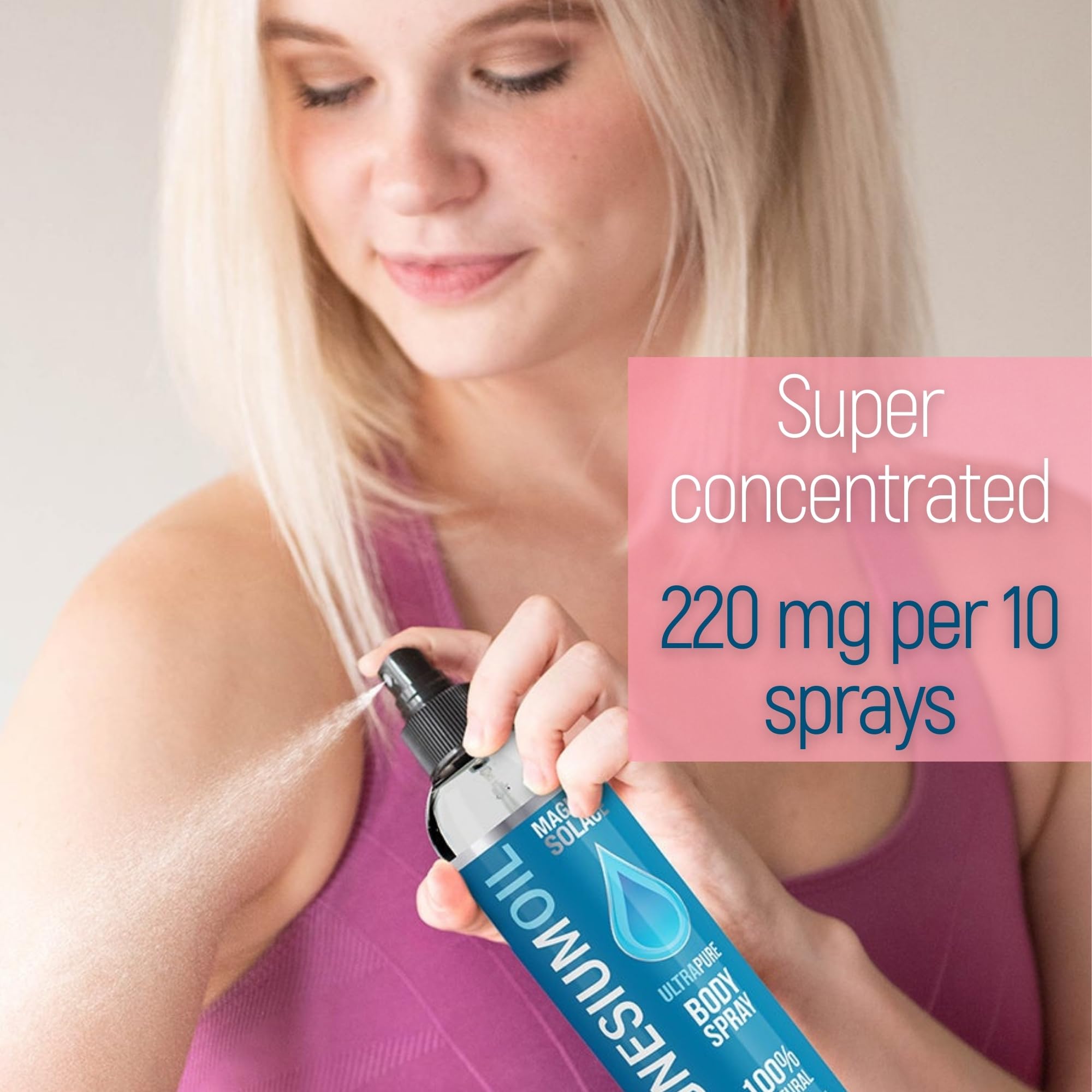 Magnesium Oil Spray - 100% Natural Magnesium Spray – 2 oz