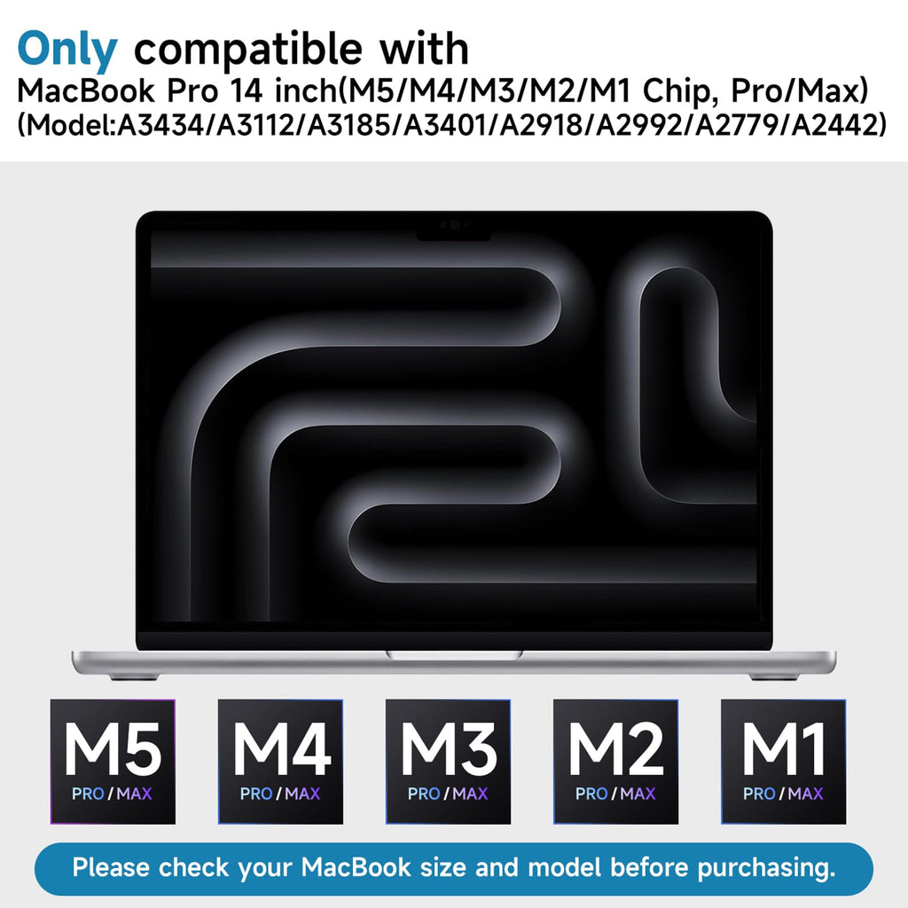 Paquete de 2 protectores de pantalla compatibles con MacBook Pro de 13 pulgadas (2016-2022 / M1, M2) y MacBook Air de 13 pulgadas (2018-2021 / M1), protector de pantalla antirreflejos, protector de