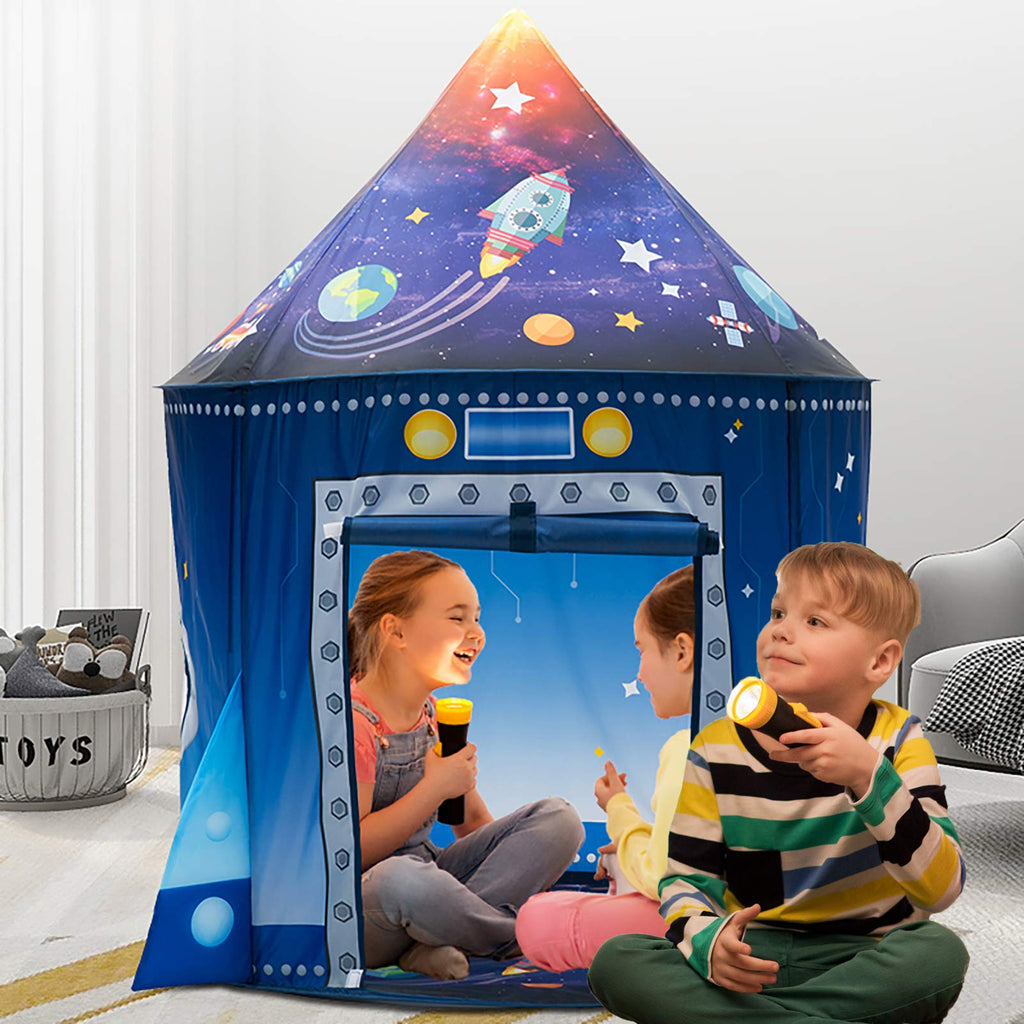 WillingHeart Play Tent for Kids Pretend Playhouse Indoor Outdoor Games Party Children Pop Up Foldable Tent Birthday Toy for Boys Girls Toddler Baby Playroom Gift, Wild Dinosaur Themed