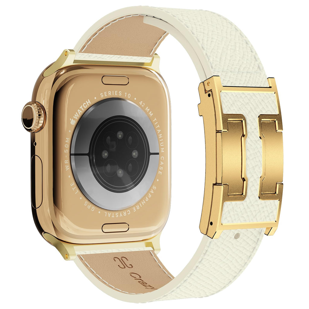 Designer Leather Band Compatible with Apple Watch 49mm46mm45mm44mm42mm41mm 40mm38mm for Women,Magnetic Buckle Replacement Strap for iWatch Ultra 3/2 /1 SE 3/2/1 Series 11/10/9/8/7/6/5/4/3/2/1