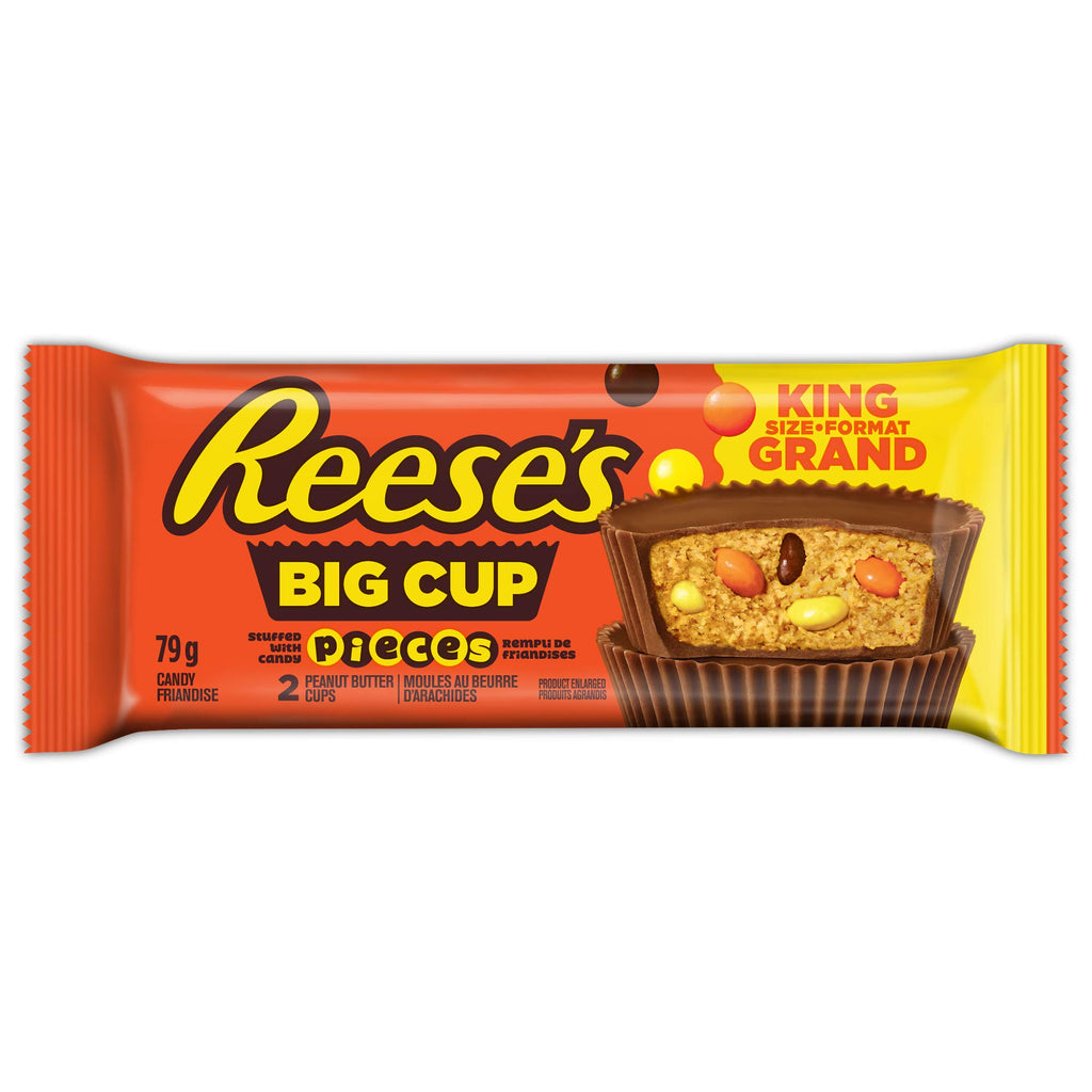 Reese's Lovers Gift Box, Assorted Chocolate Peanut Butter Bars, 535g (8 Assorted Bars) – Perfect for Gifting & Sharing with Chocolate Lovers, Celebrate your Peanut Buttery Faves