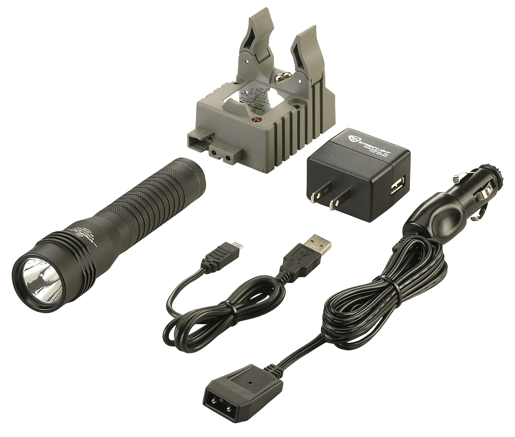 Streamlight 74754 Strion LED HL 615-Lumen Rechargeable Professional Flashlight with 12-Volt DC Charger, Black