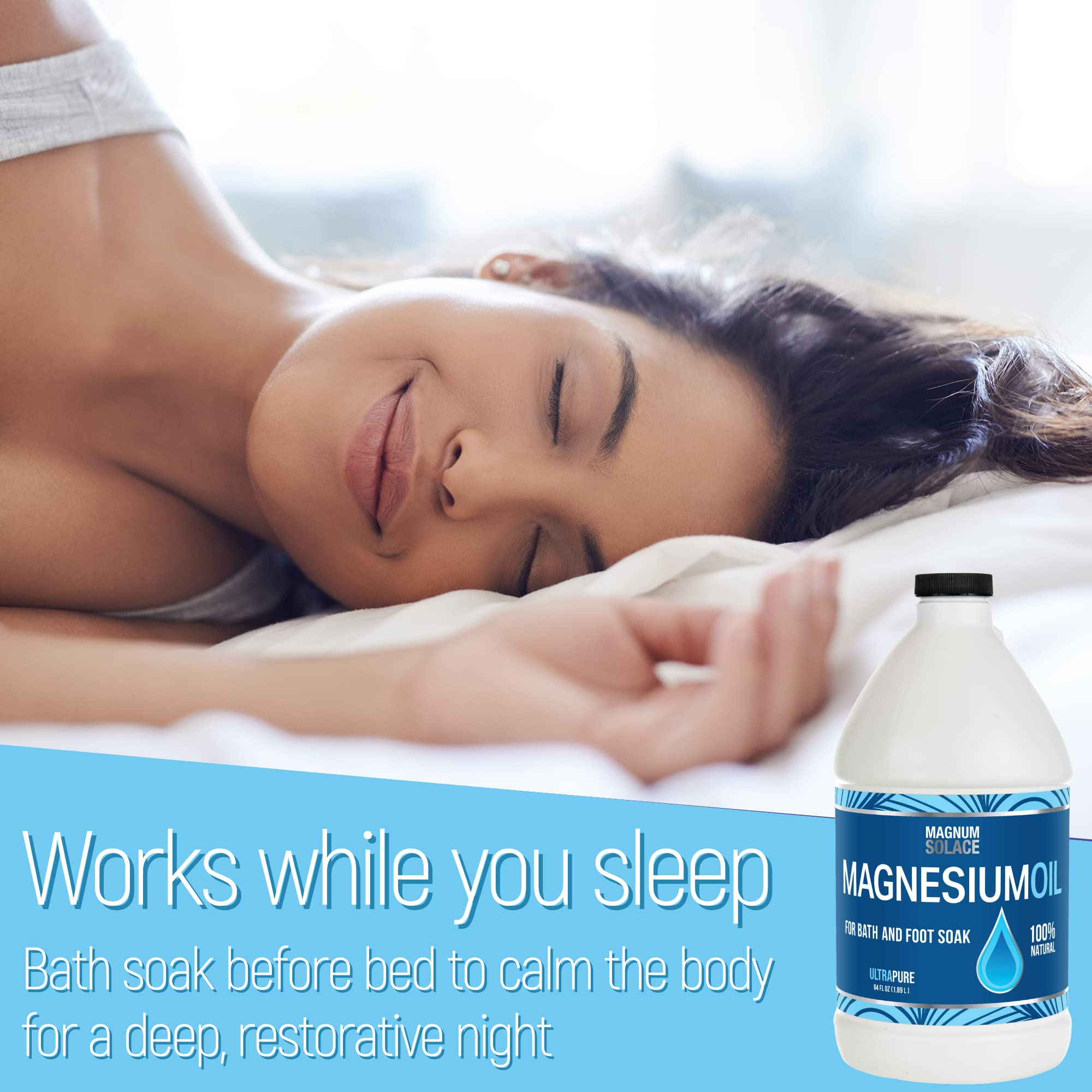 Magnesium Oil Spray - 100% Natural Magnesium Spray – 2 oz