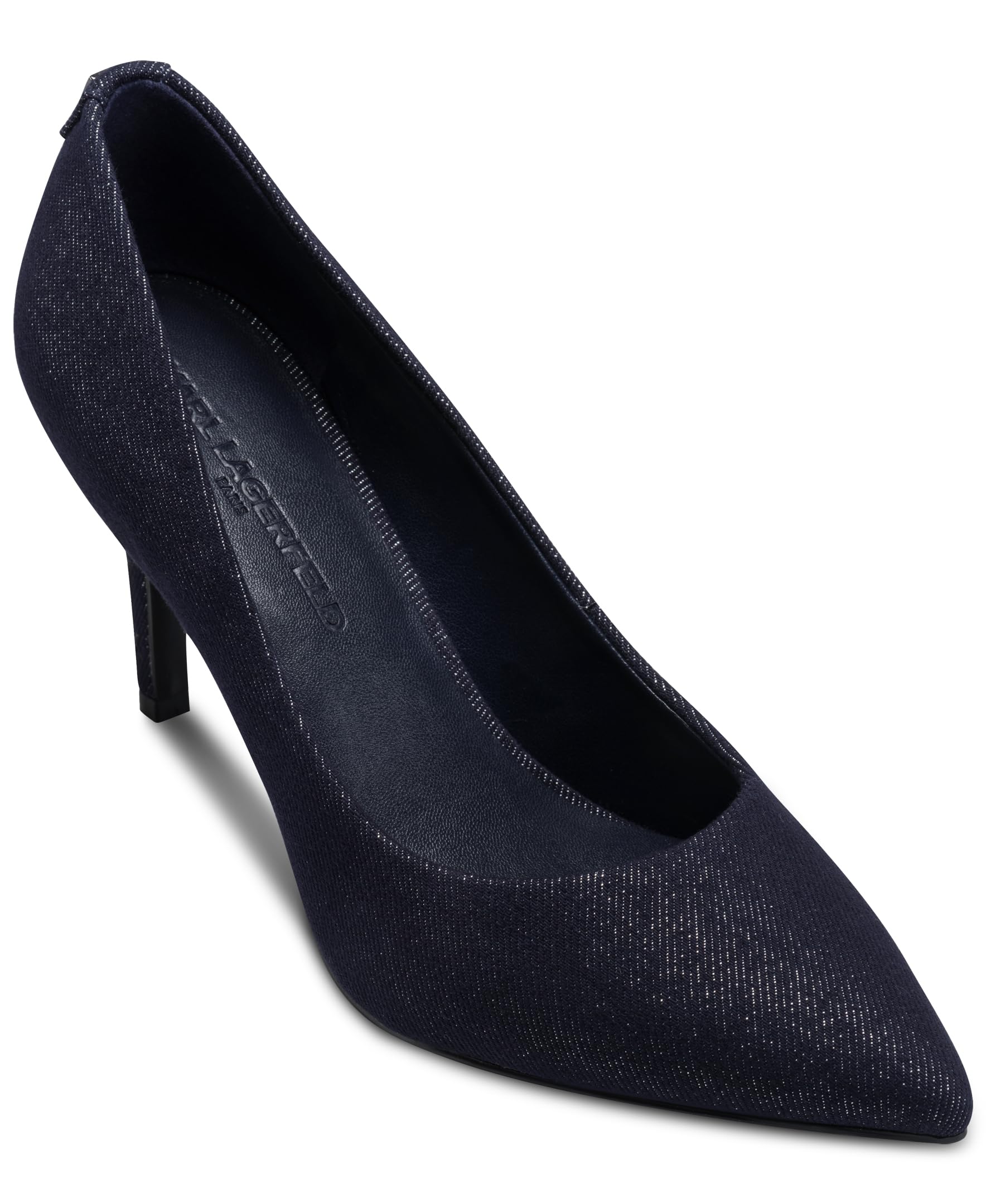Karl Lagerfeld Womens Royale Pointed Toe Dress Pump