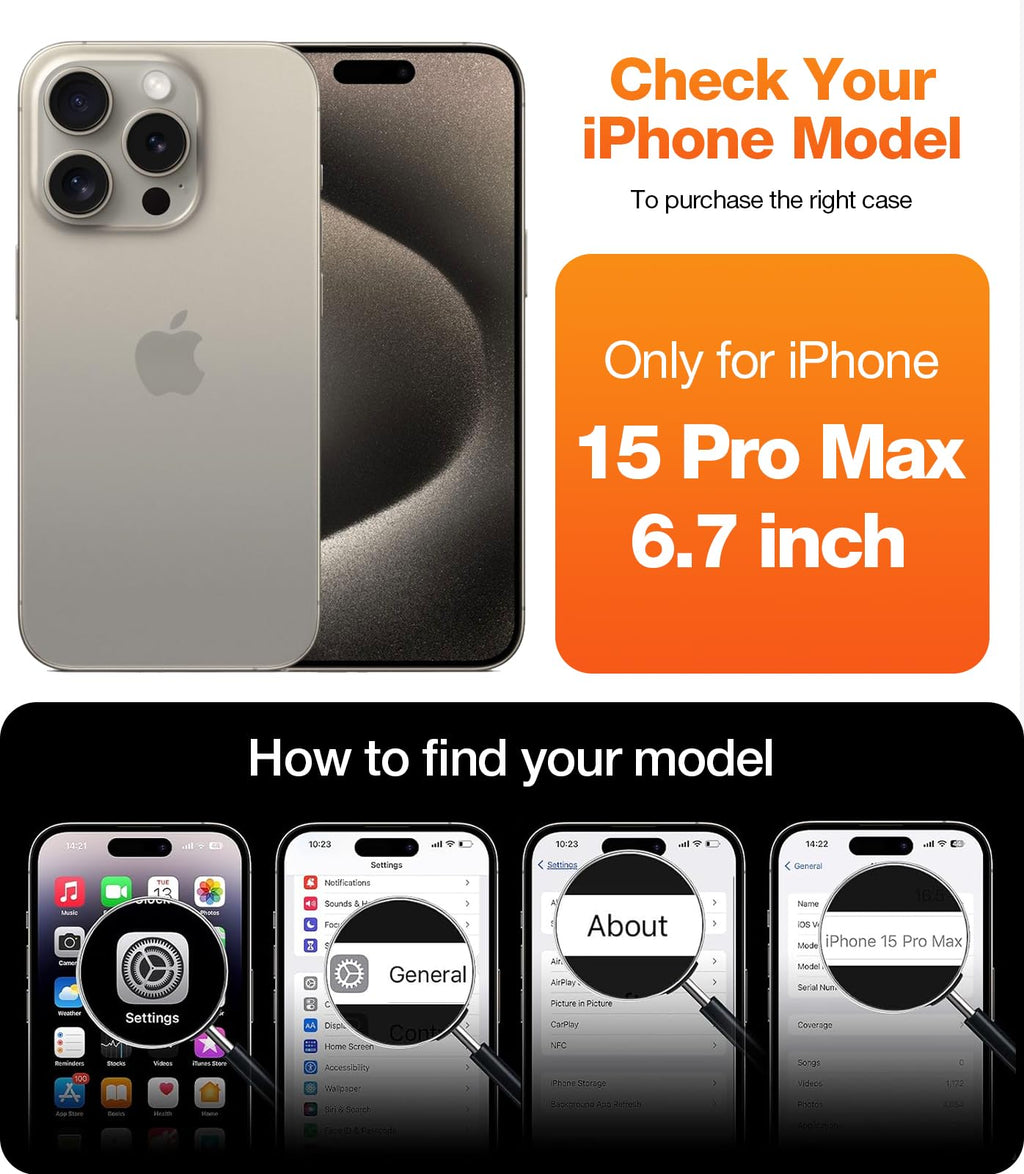 TORRAS for iPhone 13 Pro Max Case Translucent Black | Strong Magnetic & Seamless Stand, Fit for MagSafe, Military-Grade Drop Protection, Sturdy Adjustable Built-in Kickstand, Slim Matte Finish