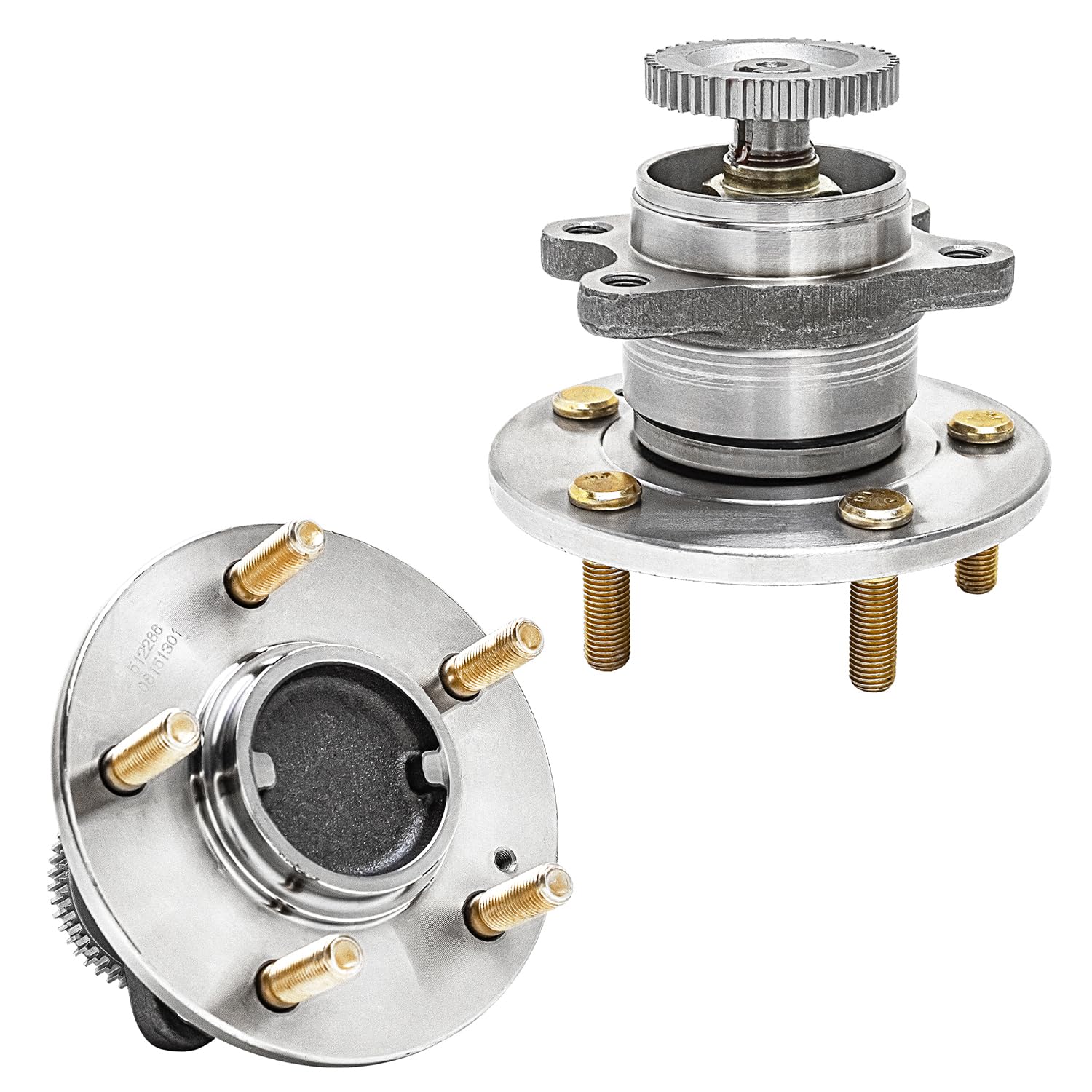Detroit Axle - 4WD Front Wheel Bearing Hubs for Toyota 4Runner FJ Cruiser Tacoma Lexus GX460 GX470, Replacement Wheel Bearings and Hub Assembly Set, Pair Hubs