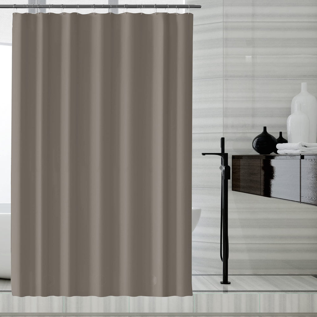 LLSCL Fabric Shower Curtain Liner with Magnets, Waterproof Hotel Quality, 72 x 72 Machine Washable