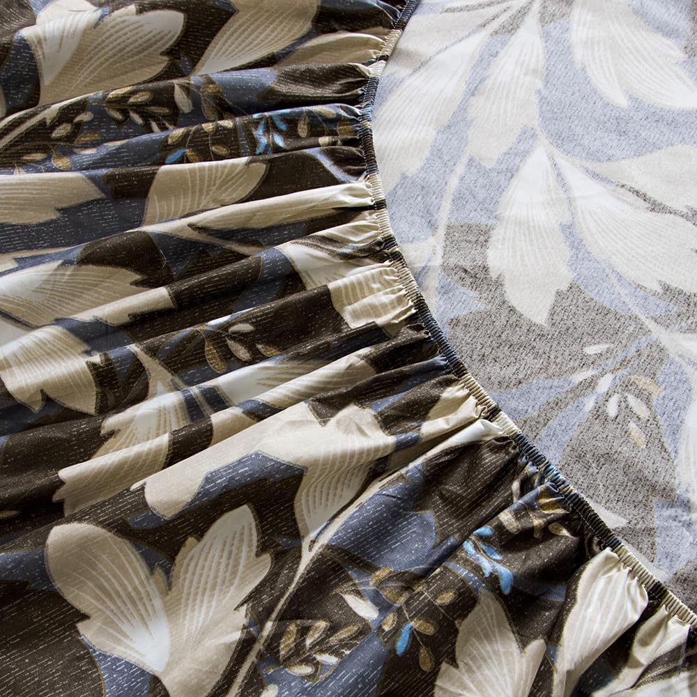 Bedding Fitted Sheet with Deep Pocket,3D Pattern Printed Fabric Bed Sheets (Black Butterfly,Twin)
