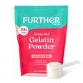 Further Food Premium Gelatin Powder – Unflavored, Grass-Fed & Pasture-Raised Beef Hide, Non-GMO, Sugar-Free, Keto & Paleo Friendly, 15.87 oz