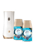 Glade Automatic Spray Refill and Holder Kit, Air Freshener for Home and Bathroom, Aqua Waves, 6.2 Oz, 2 Count (Pack of 2)