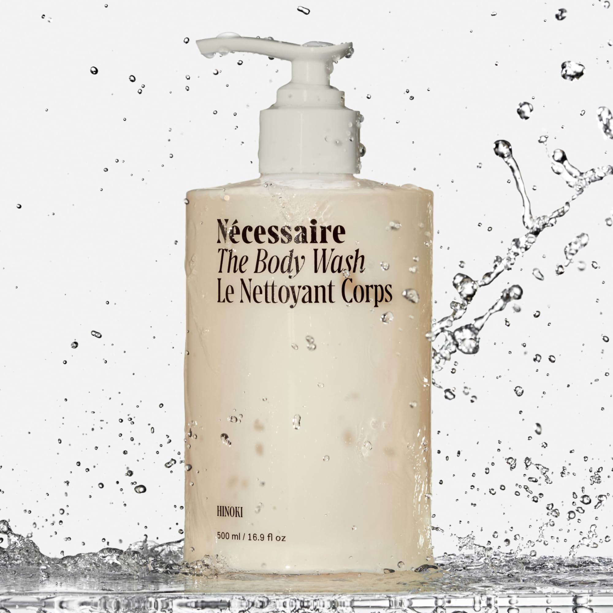 Nécessaire The Body Wash Eucalyptus — Multi-Oil Shower Gel Body Wash for Women + Men. Non-Comedogenic + Hypoallergenic for Sensitive Skin with Niacinamide. 500ml/16.9 fl oz