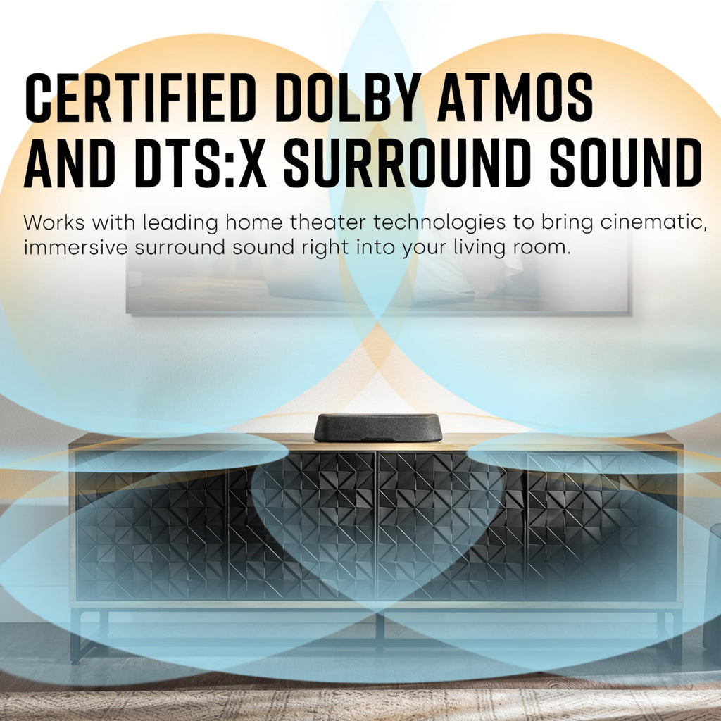 Polk Audio MagniFi Max AX 5.1.2 Channel Sound Bar with 10" Wireless Subwoofer, Dolby Atmos and DTS:X Certified, Polk's Patented VoiceAdjust & SDA Technologies, TV Speakers, Easy Setup, Black
