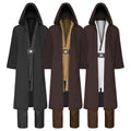 Knight Costume Adult Men's Tunic Hooded Robe Outfits Halloween Cosplay Uniform