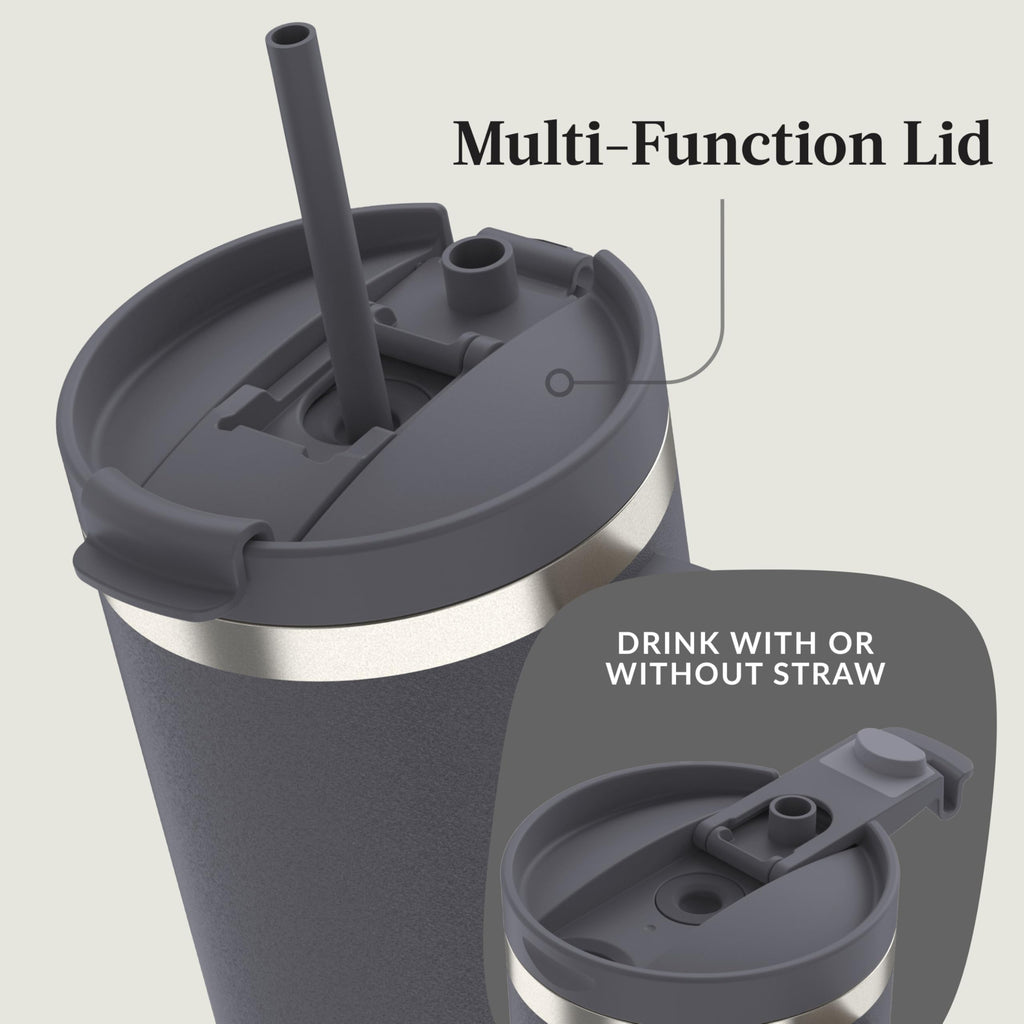 Contigo Streeterville 30oz Tumbler, Stainless Steel Vacuum Insulated, Leak-Proof, Cold for 29 Hours, Fits in cupholders, Licorice
