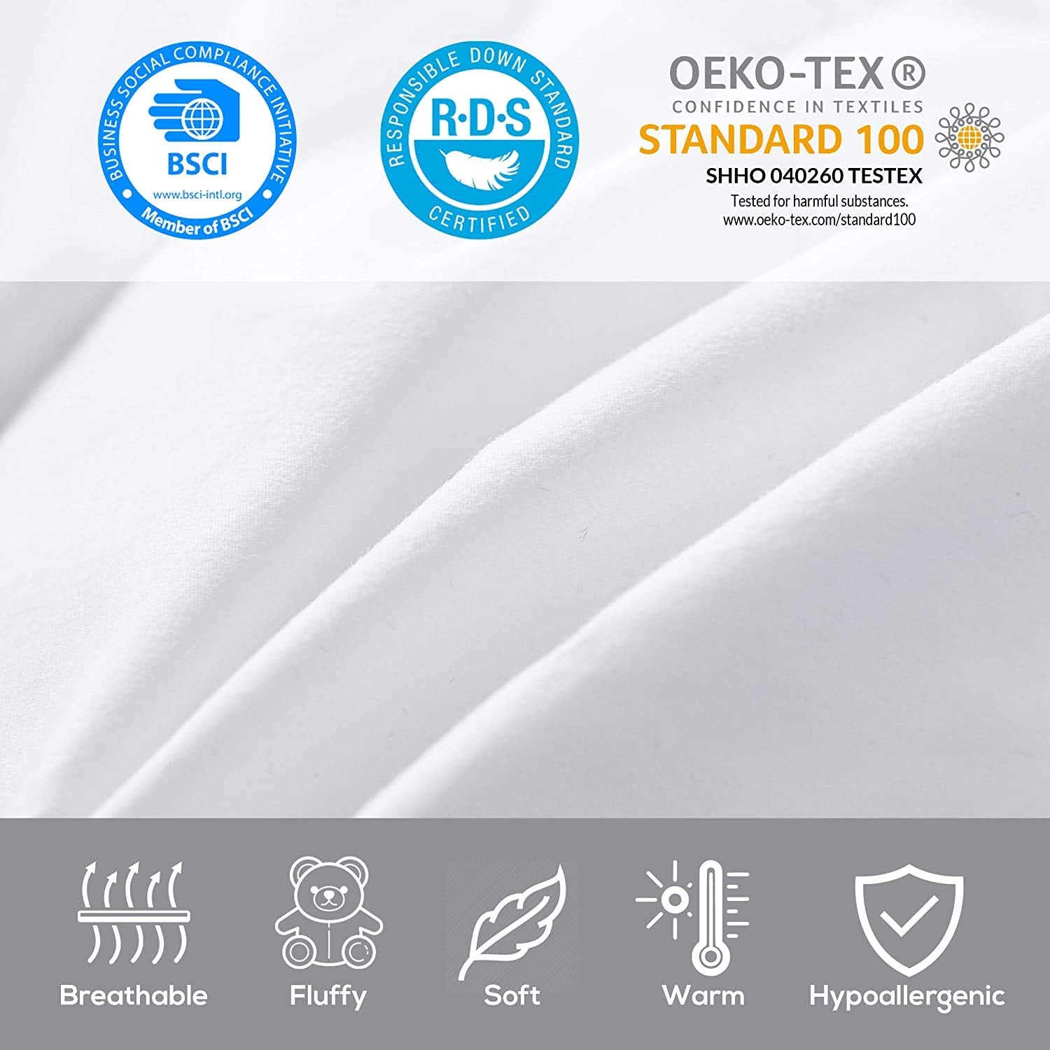 Luxurious All-Season Luxury Siberian Goose Down Pinch Pleated Comforter Duvet Insert 1200 Thread Count 120 X 98 inches, 100% Egyptian Cotton Down Feather Comforter (Palatial King, White)