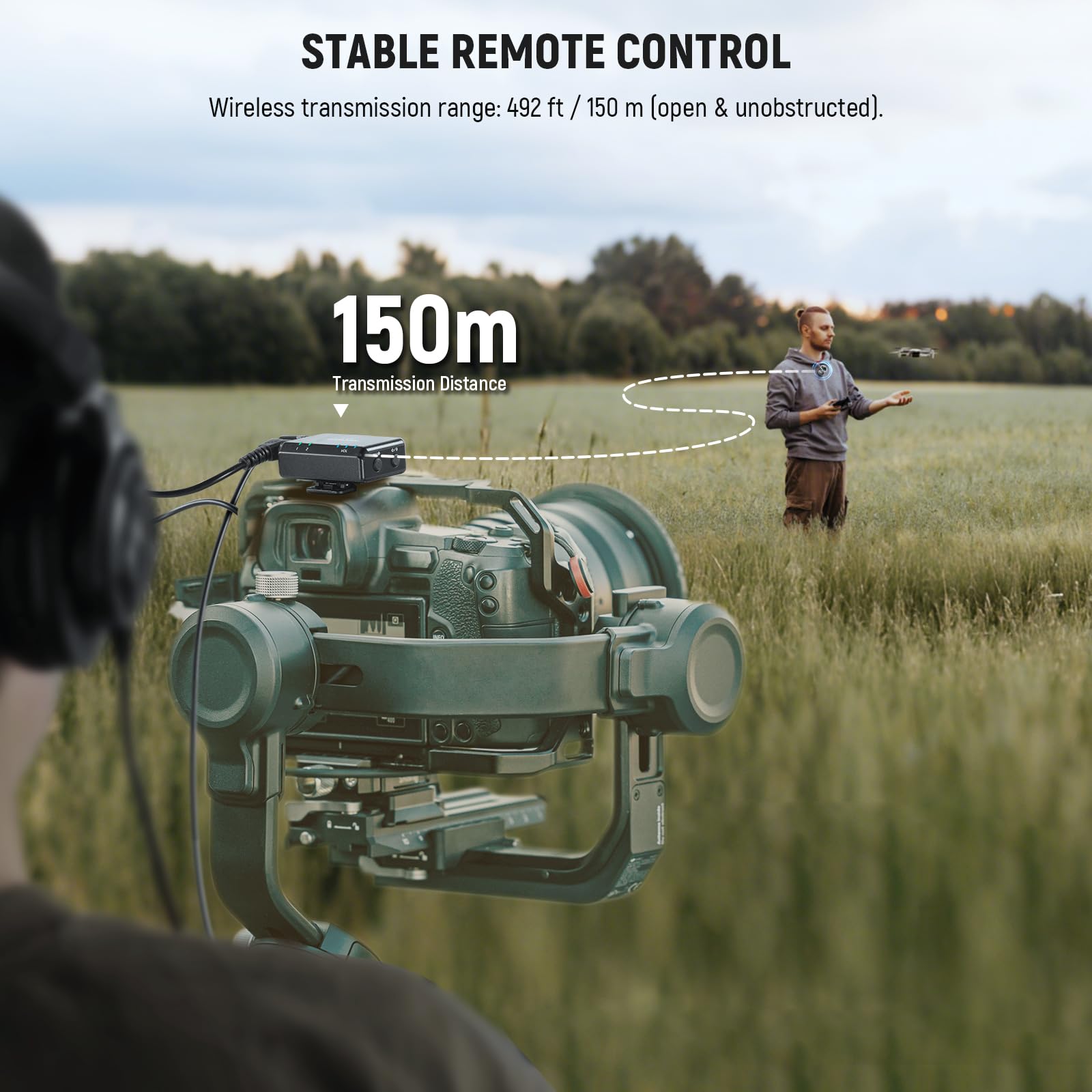 NEEWER CM28 Wireless Lavalier Microphone System, 1 Click Noise Canceling, 4GB Storage for 9Hrs of 48KHz 16 Bit Uncompressed Audio, Lapel Mic Compatible with iPhone/Android/PC/Camera/iPad