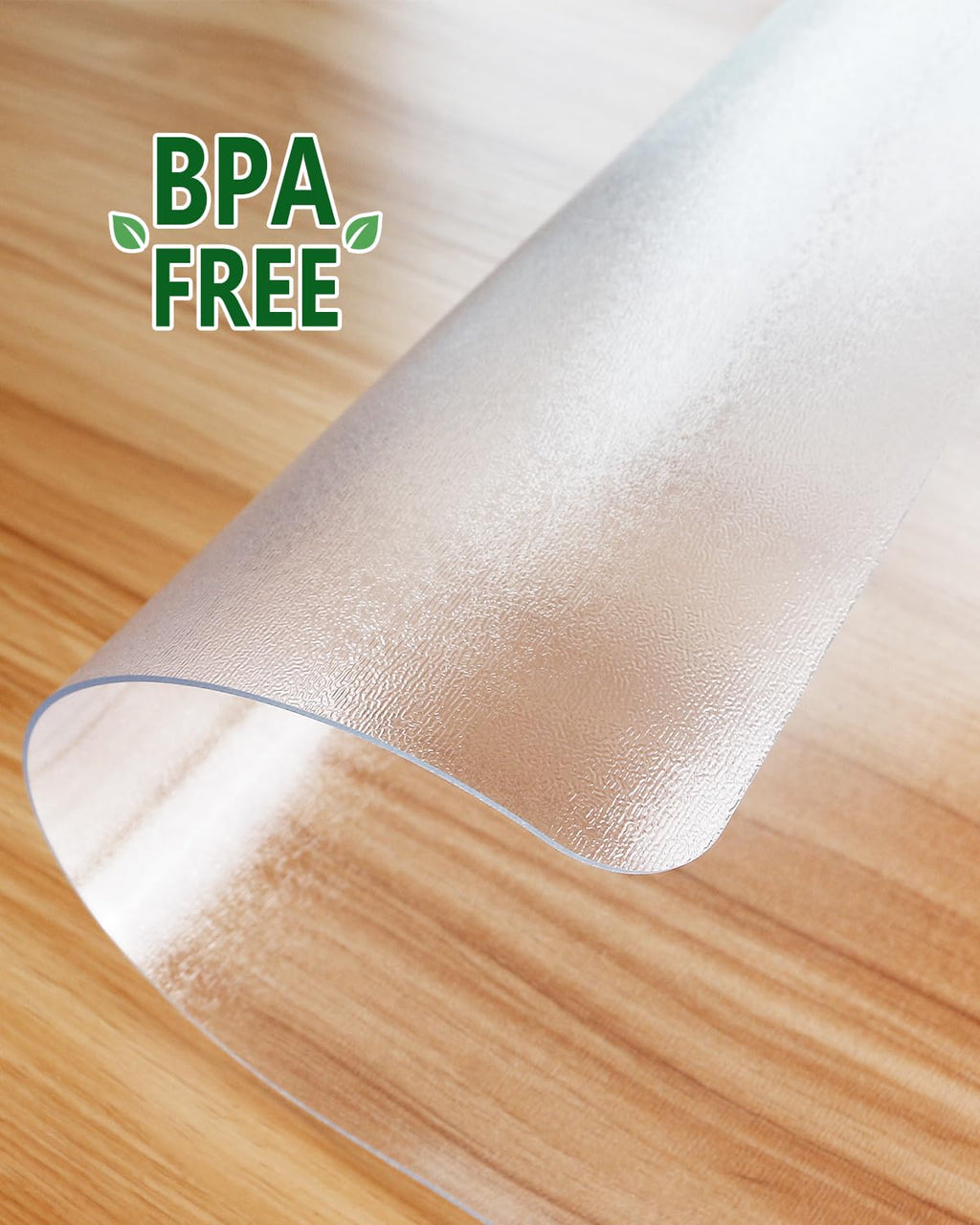 Clear Frosted Floor Mat, PVC Durable Anti-Scratch Floor Mat (24"x 36")
