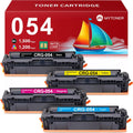 MYTONER 054 Toner Cartridge Set Replacement for Canon 054 054H CRG-054 for Color imageCLASS MF644Cdw MF642Cdw LBP622Cdw MF641Cw Printer 4 Pack High Yield Ink (Black Cyan Yellow Magenta)