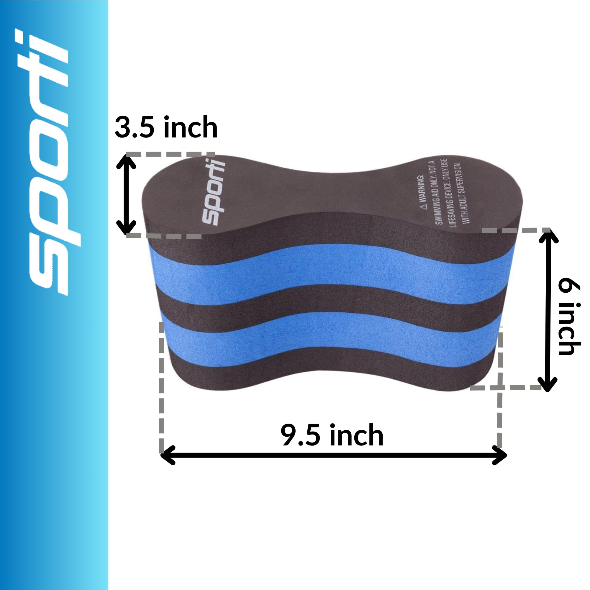 𝗦𝗽𝗼𝗿𝘁𝗶 Power Swim Paddles for Lap Swimming - Adjustable Straps - Lap Swimming Gears - Hand Paddles for Adults & Kids