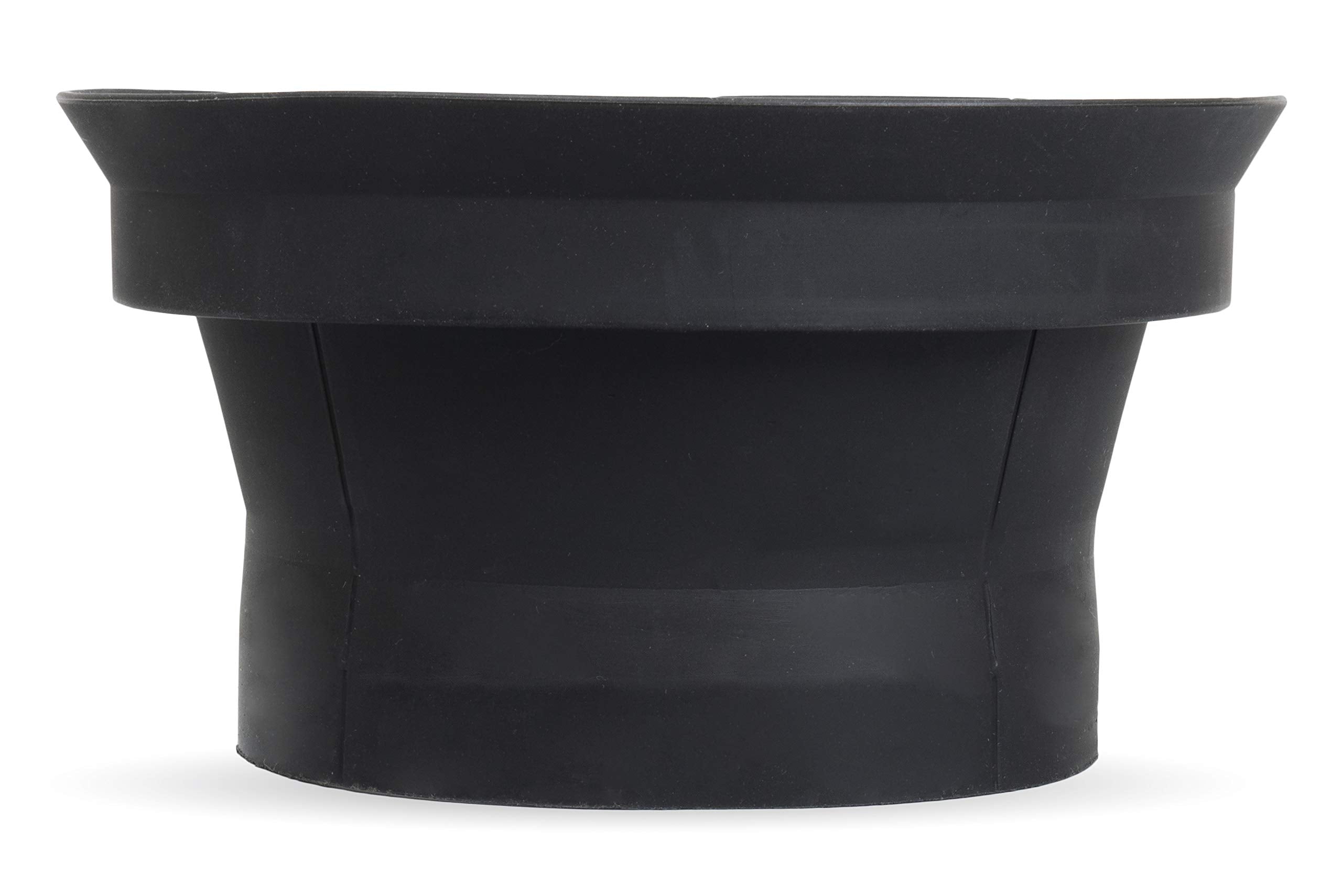 NVX XBAF525 2 Piece Universal 5.25” Silicone Rubber Speaker Baffles with Self Adhesive Foam Base Pad
