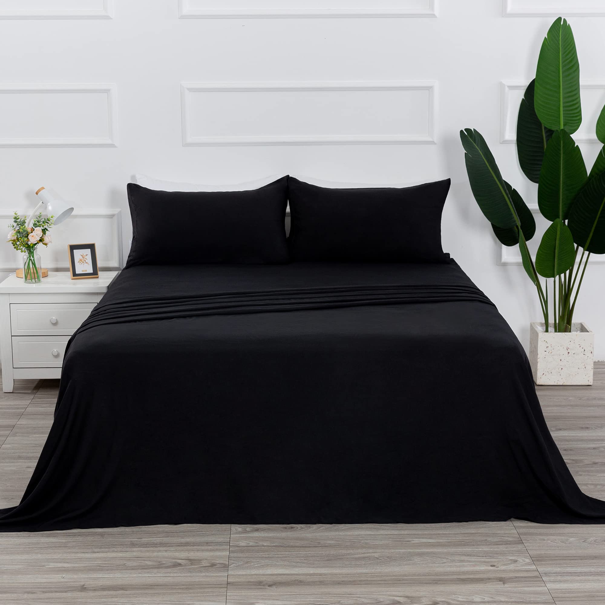 Best Season Bed Sheet Set - 1 Flat Sheet,1 Fitted Sheet and 1 Pillow Cases, Extra Soft Luxury Bedding Set,Deep Pockets,Wrinkle,Fade Resistant - Hypoallergenic- 3 Piece (Twin,Baby Blue)
