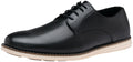 Vostey Mens Casual Dress Shoes Wingtip Plain Business Dress Shoes for Men