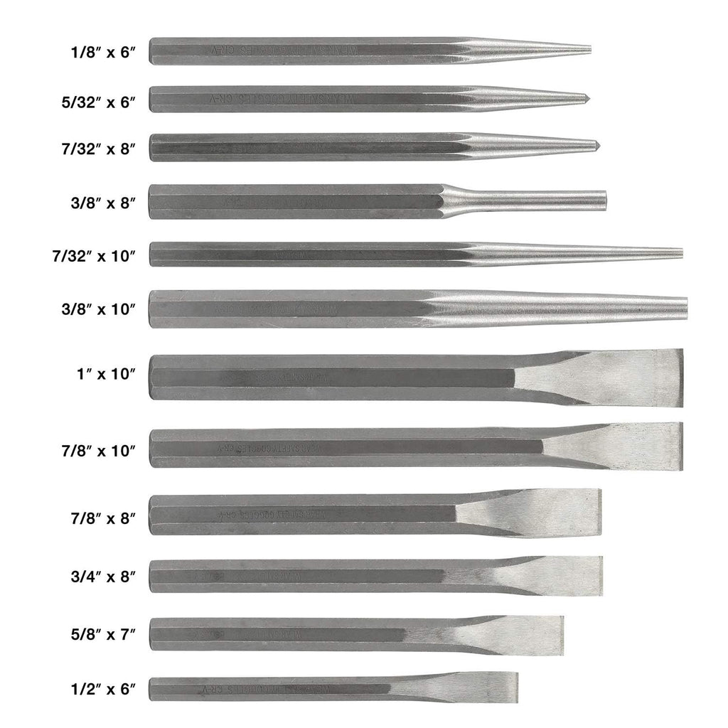 NEIKO 02638A 5-Inch Automatic Center Punch for Metal, Adjustable Impact Spring Loaded Center Punch Tool, Spring Punch, Center Punch Spring Loaded, Auto Center Punch