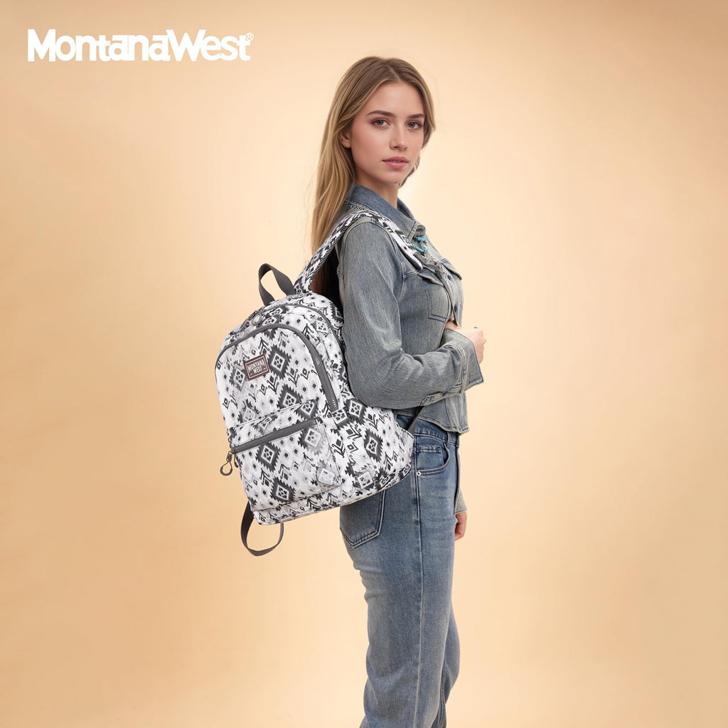 Montana West Backpack Purse for Women Western Aztec Backpack Purse Lightweight Casual Daypack for Travel