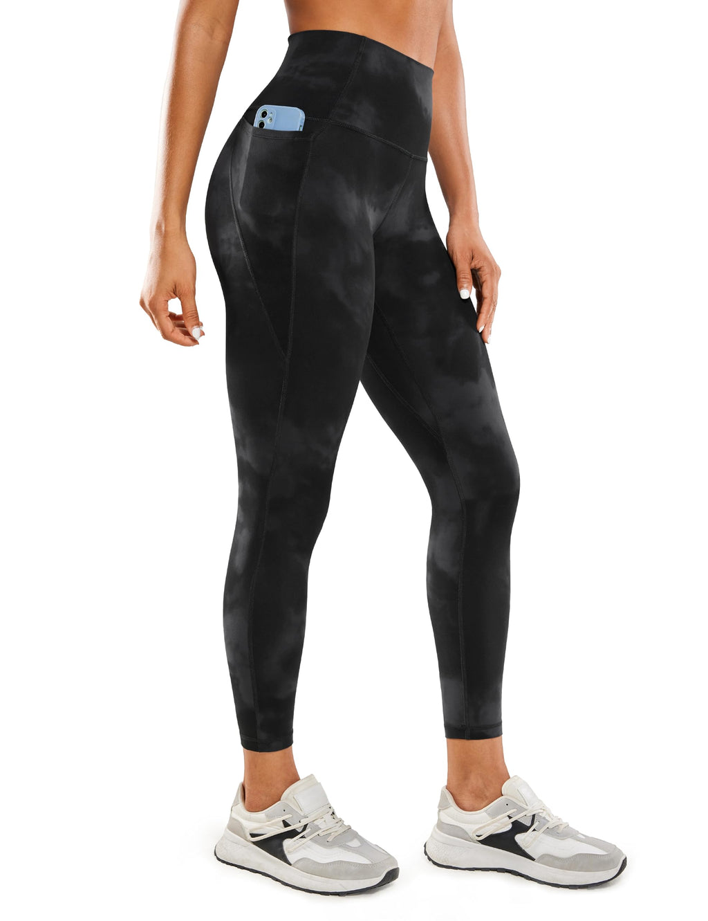 CRZ YOGA Butterluxe Workout Leggings Pockets 25'' - High Waisted Gym Womens Yoga Pants Buttery Soft