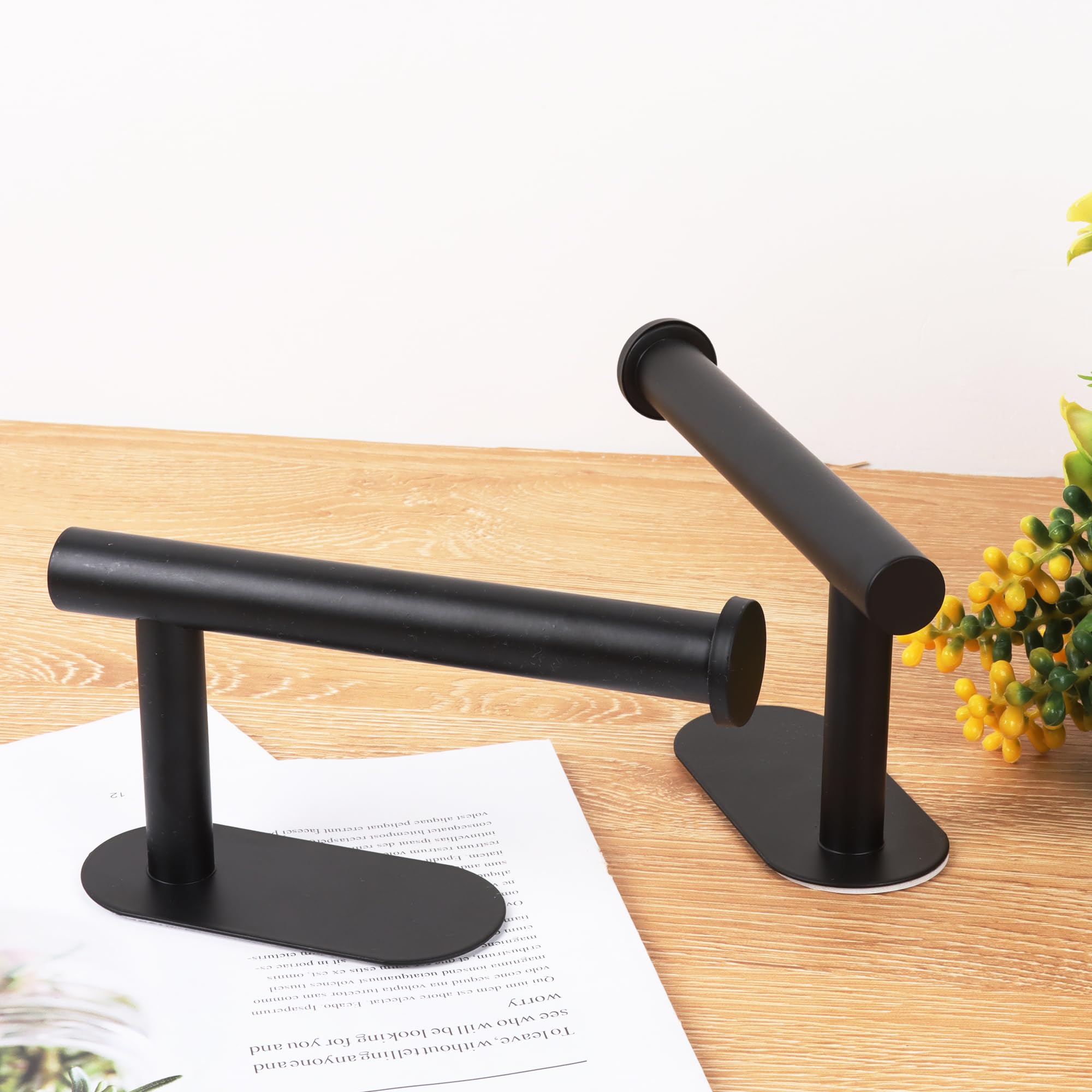 Groleca 2 Pack Adhesive Curtain Holdbacks Curtain Tie Backs Curtain Holdbacks No Drill Curtain Pull Backs Adhesive Curtain Hooks Curtain Holders for Drapes (2, Black)