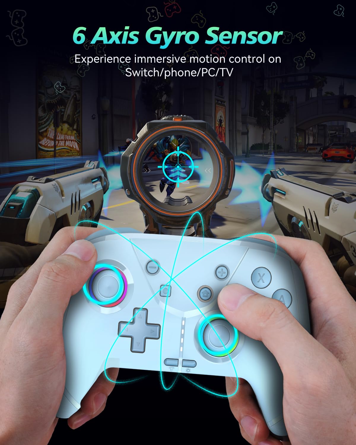 GMBACK Wireless Switch 2 Controller for Nintendo Switch 2/Switch/Lite/OLED