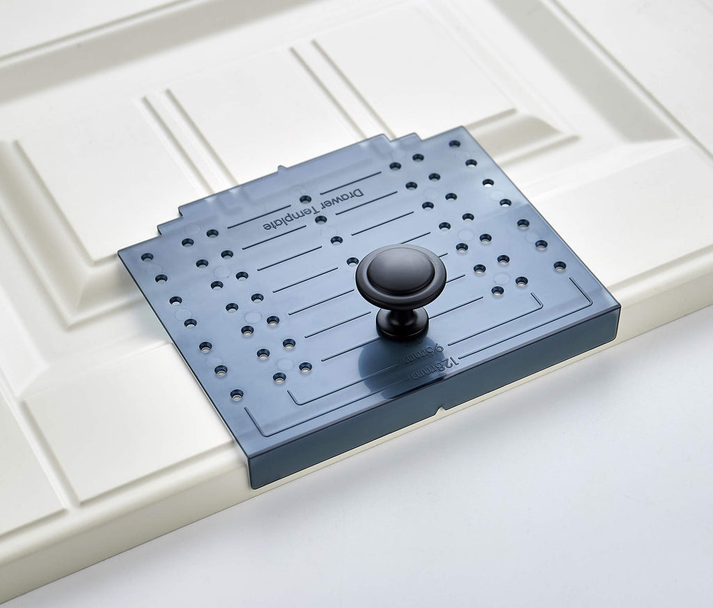 Ravinte Cabinet Door & Drawer Hardware Installation Template Kit Include Drill Bit Mounting Template for Cabinet Knob, Cabinet Pulls