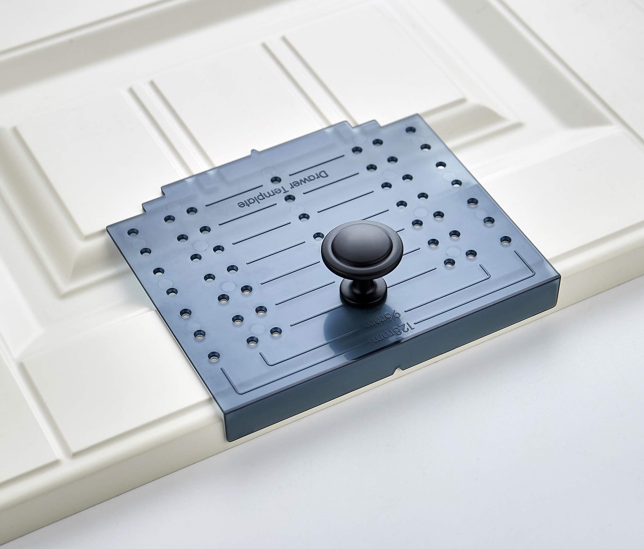 Ravinte Cabinet Door & Drawer Hardware Installation Template Kit Include Drill Bit Mounting Template for Cabinet Knob, Cabinet Pulls