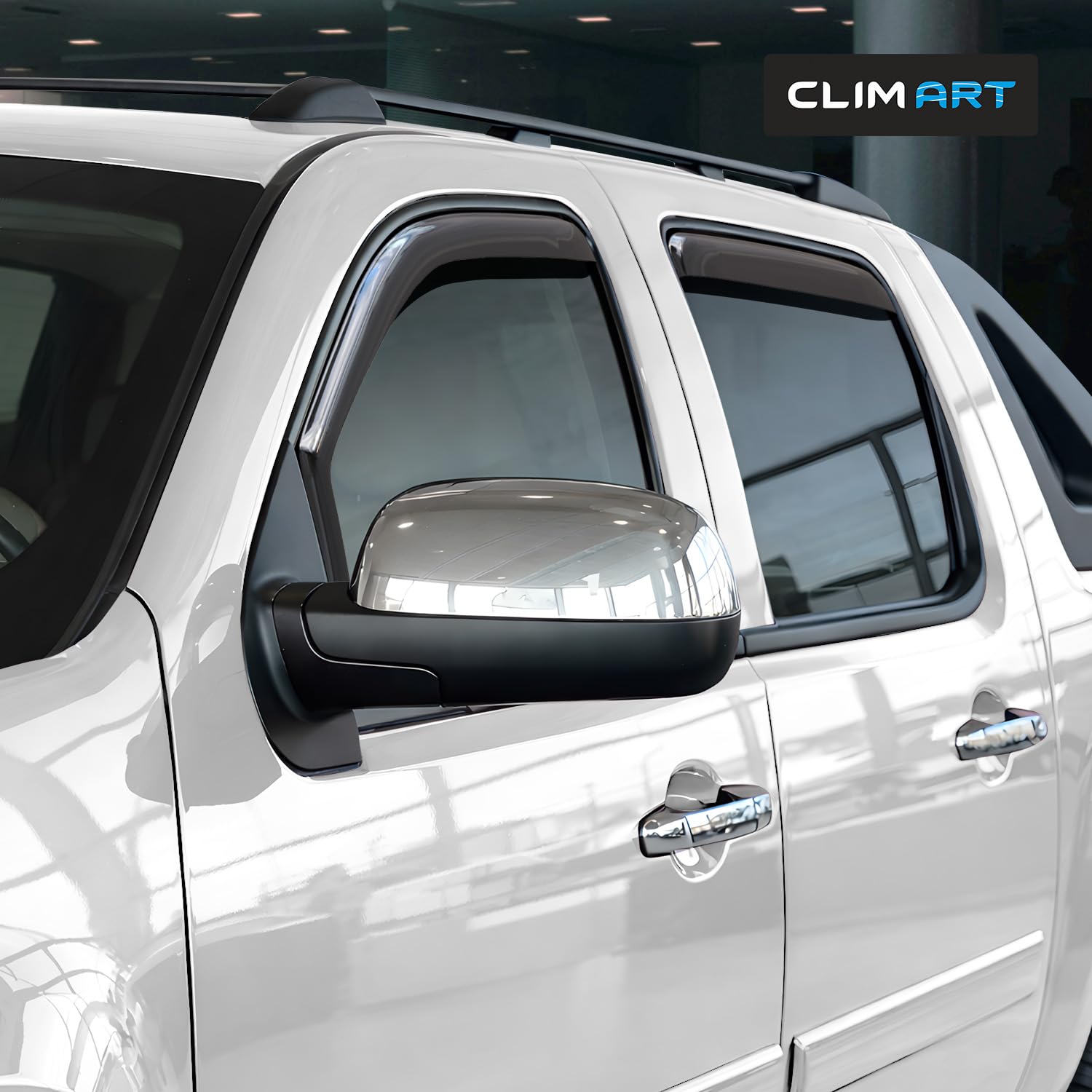 CLIM ART in-Channel Incredibly Durable Rain Guards for Honda Accord 2013-2017 Sedan, Original Window Deflectors, Vent Window Visors, Vent Deflector, 4 pcs. - 613274