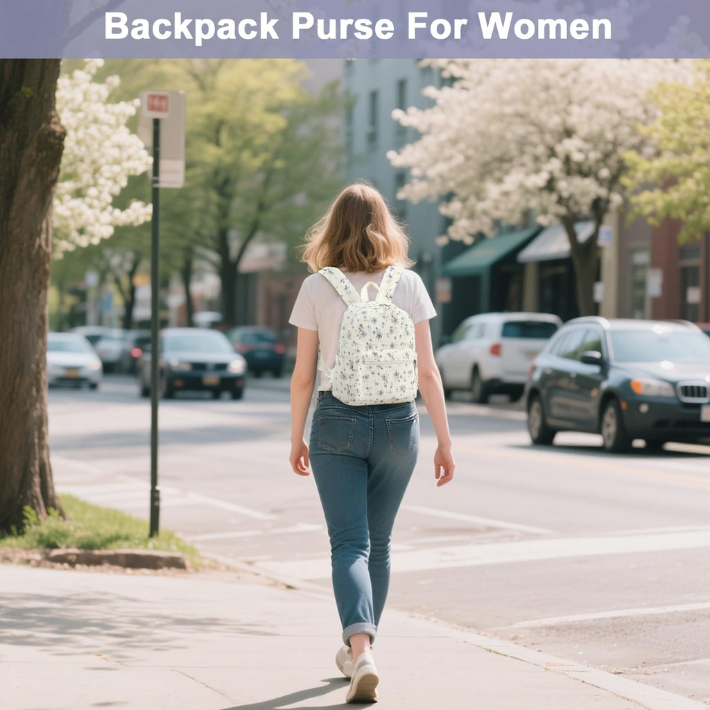 BTOOP Mini Backpack Women Girls Water-resistant Small Backpack Purse Shoulder Bag for Womens Adult Kids School Travel