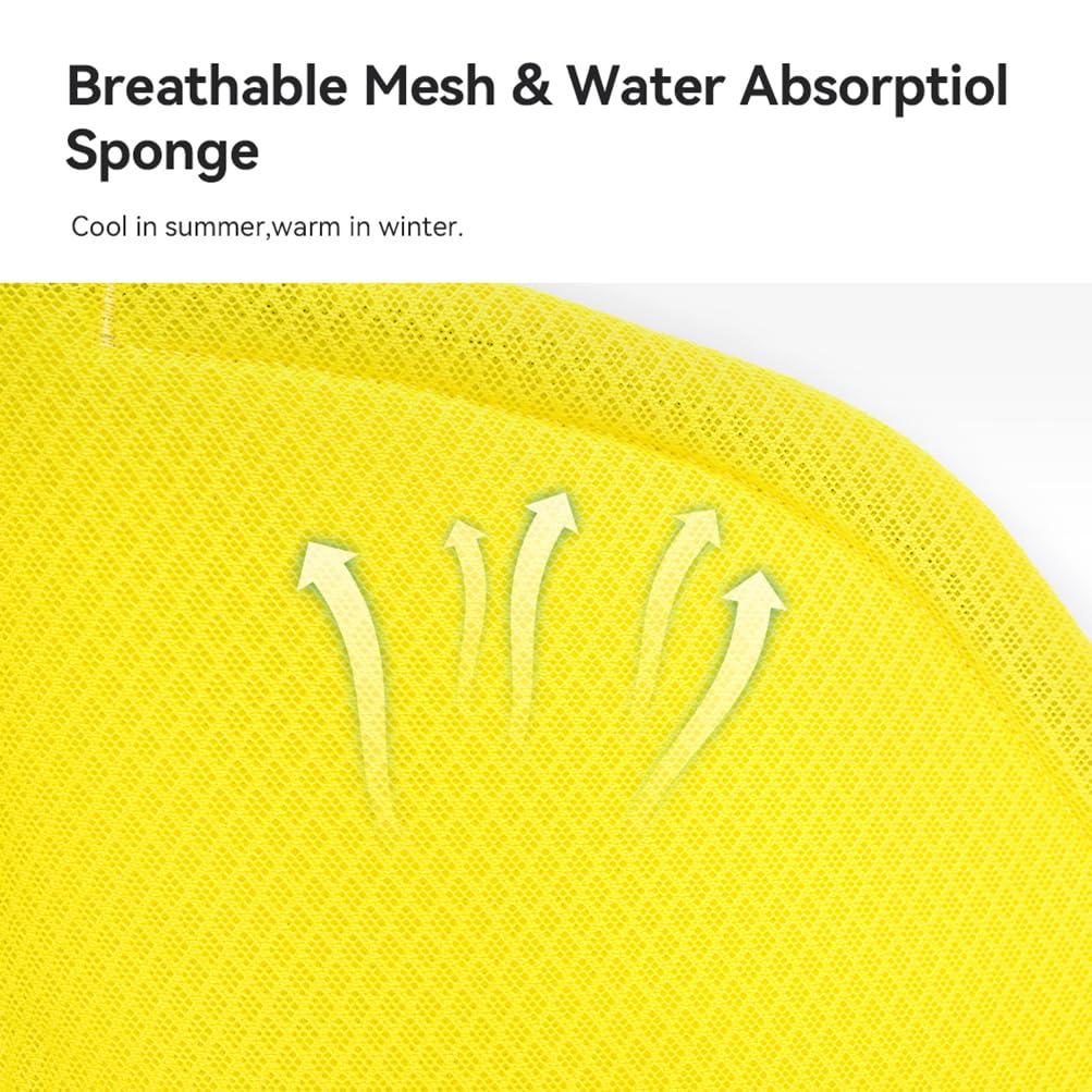 SGODA Dog Cooling Vest Harness Cooler Jacket Yellow XX-Small