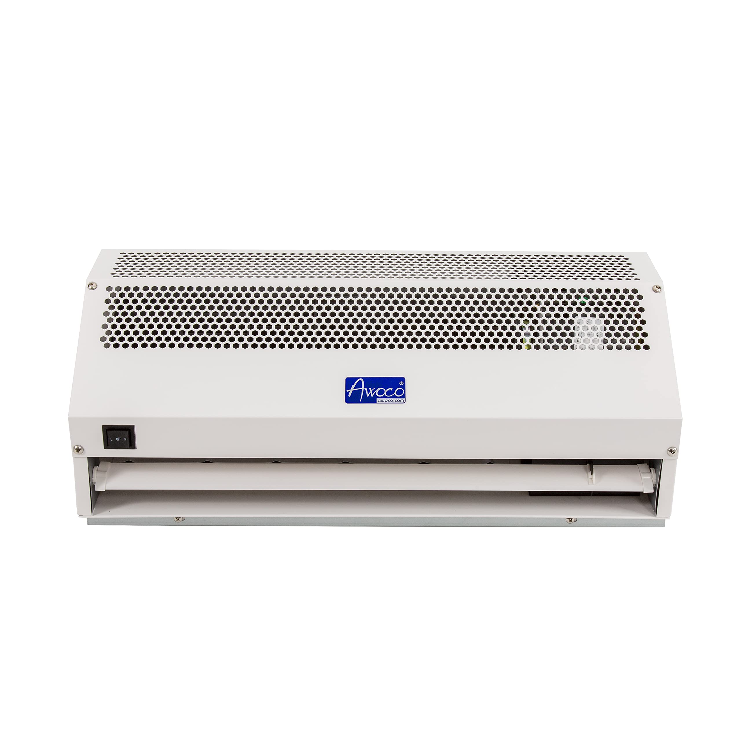 Awoco 24” Super Power 2 Speeds 800 CFM Commercial Indoor Air Curtain, CE Certified, 120V Unheated - Door Switch Included