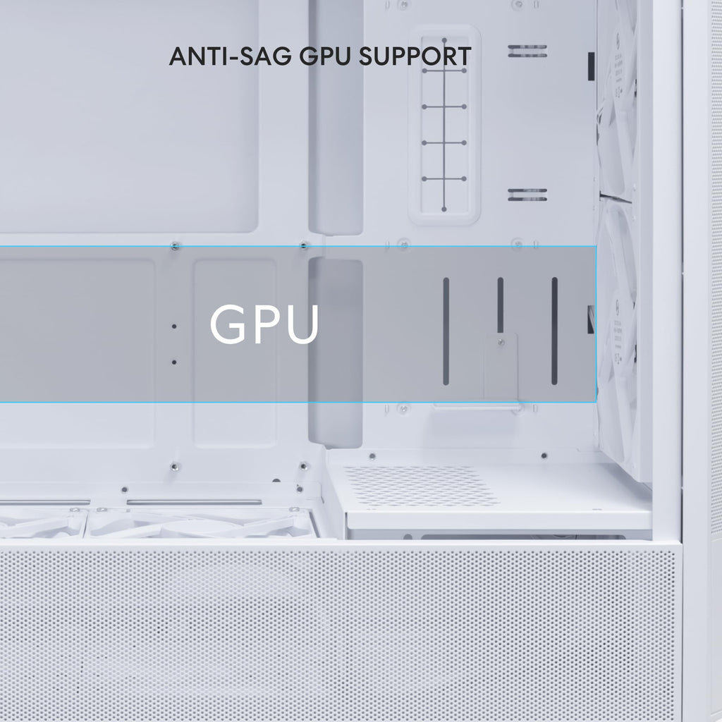 LIAN LI LANCOOL 207 Compact ATX RGB Gaming Computer Case, Airflow Optimized Mesh Panels Tower Chassis w/ 2x140mm ARGB,2x120mm PWM Fans Pre-Installed, USB Type-C Port, Tempered Glass Side Panel (Black)