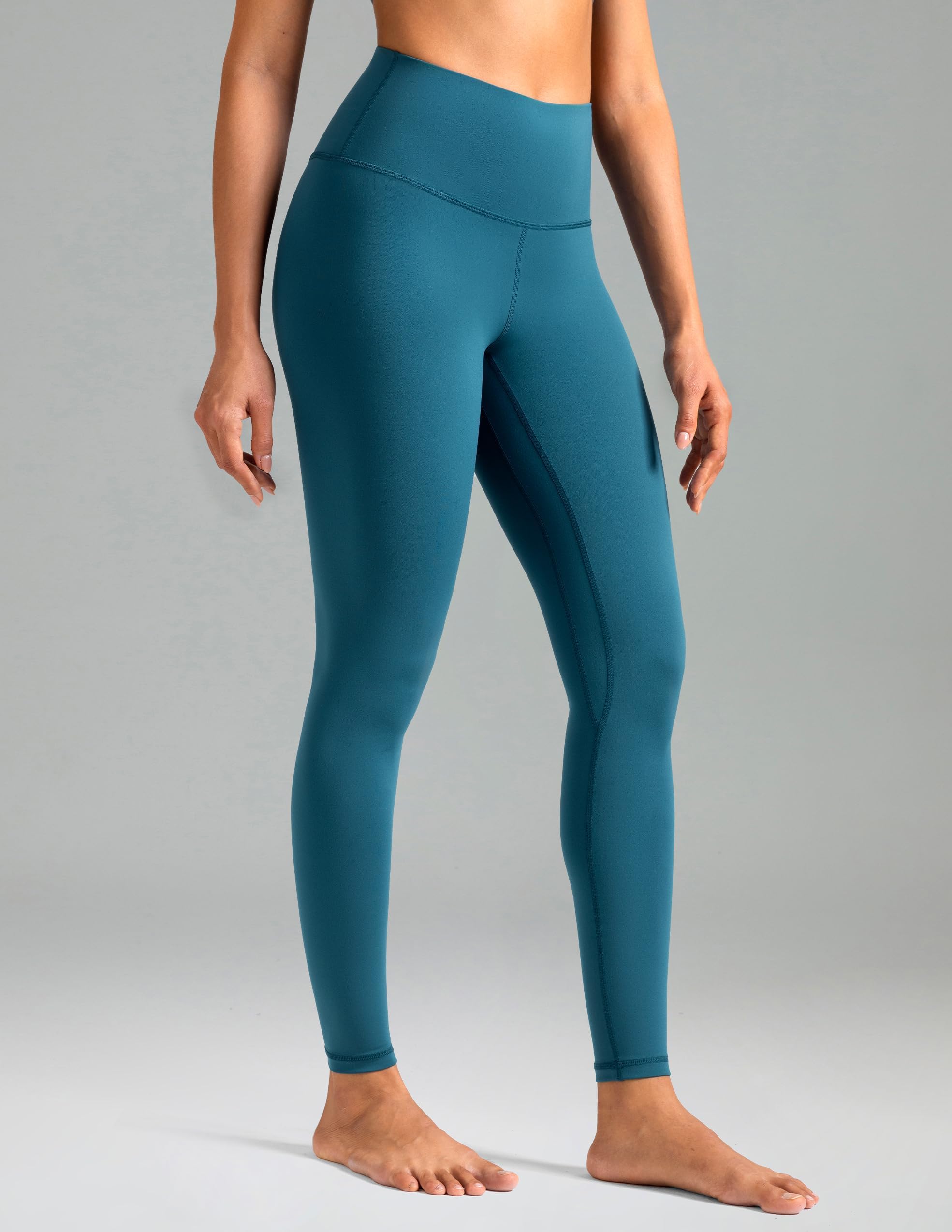 Colorfulkoala Women's High Waisted Tummy Control Workout Leggings Full Length Ultra Soft Yoga Pants 28"