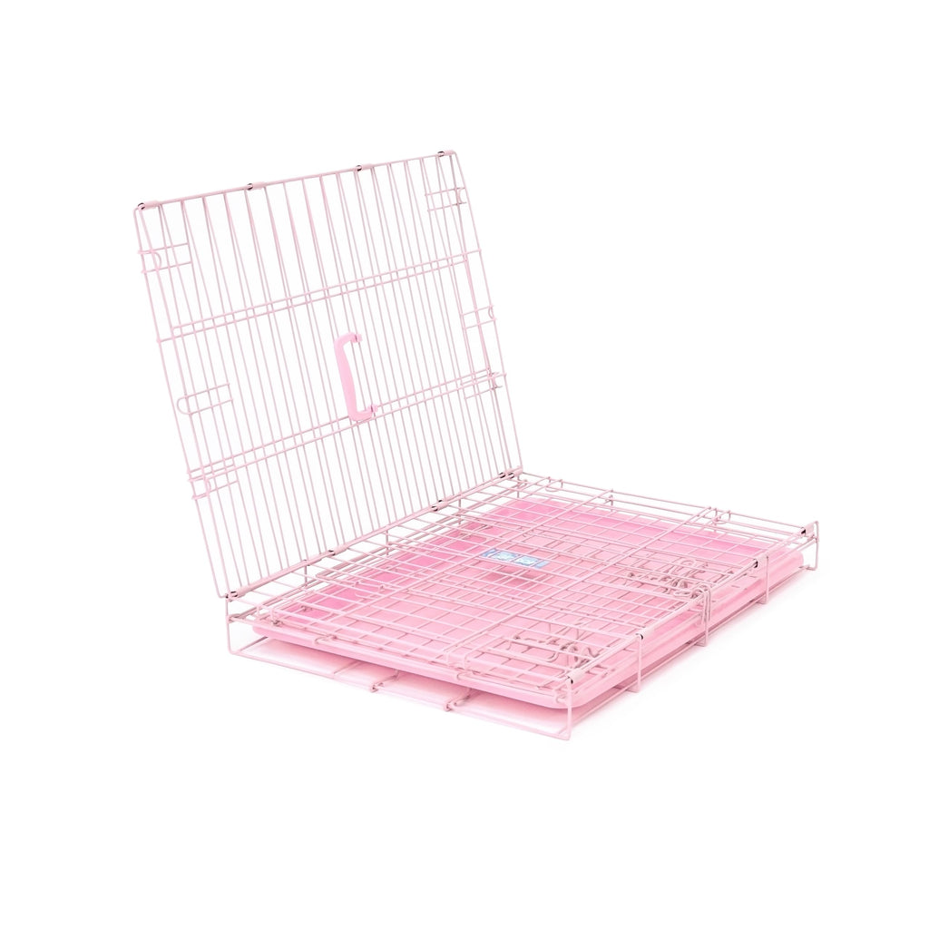 Carlson Secure and Compact Double Door Metal Dog Crate, Medium with Divider Panel