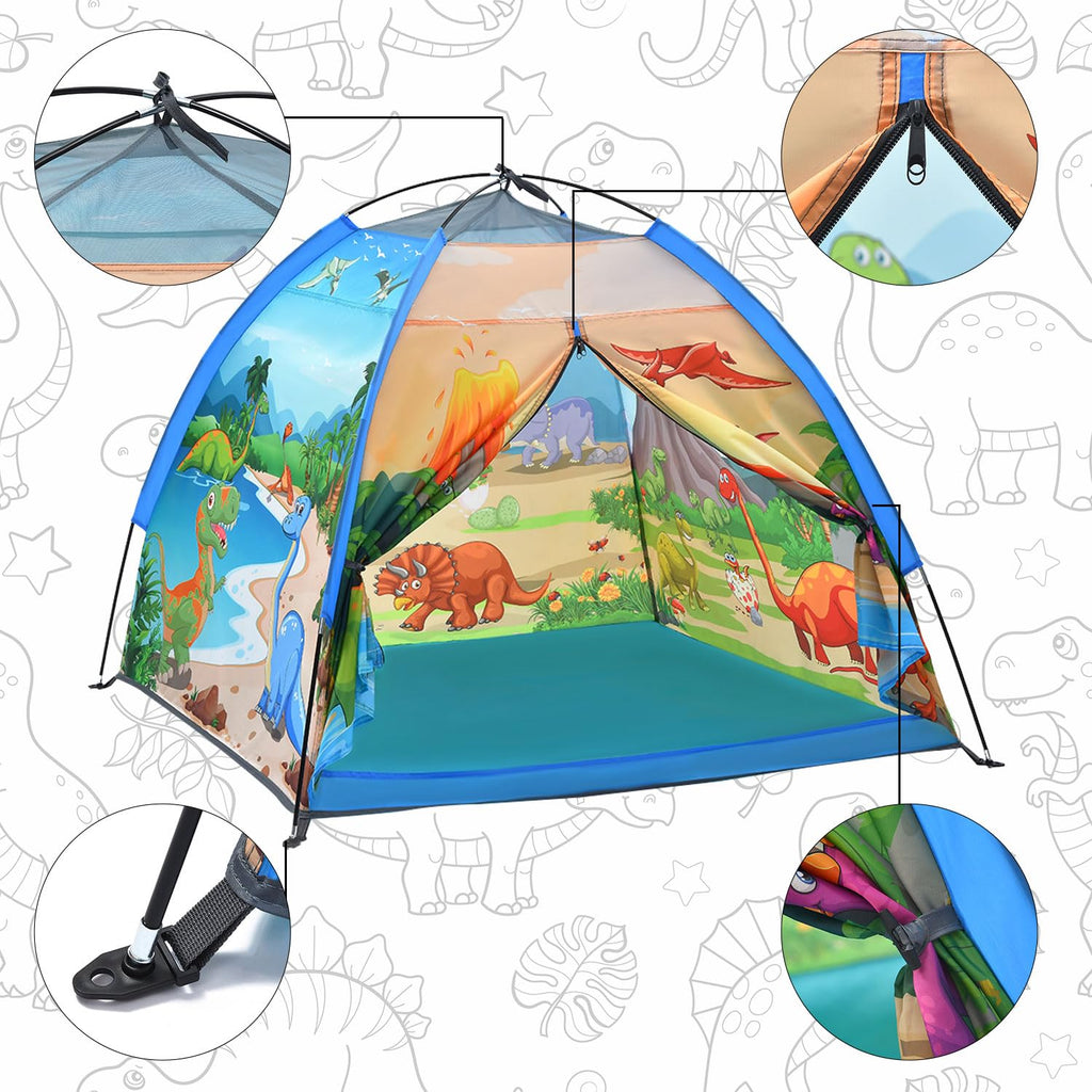Mnagant Kids' Alpaca Tent - Fun Pop-Up Playhouse for Boys and Girls - Easy Setup, Indoor/Outdoor Adventure Tent - 47" x 47" x 43"