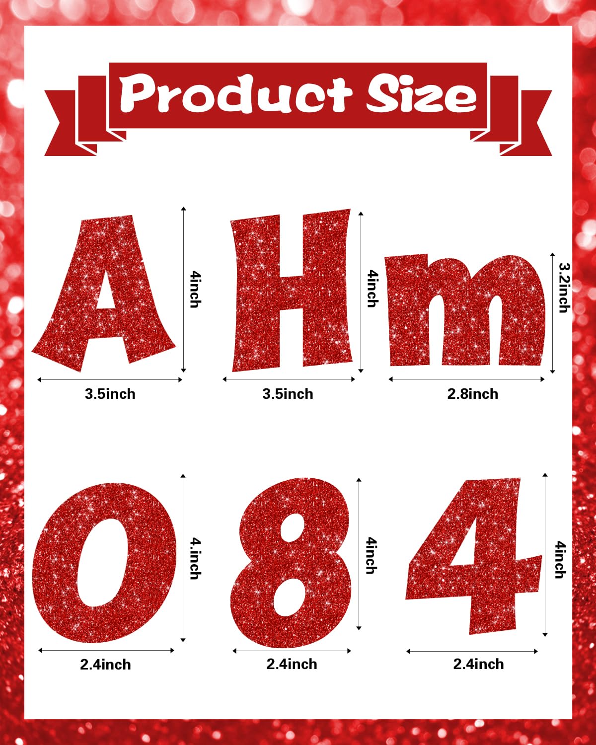 237 Pcs Glitter Bulletin Board Letters, Numbers and Punctuation, Poster Board Letters Alphabet Cut Out Cardboard Letters Accessories for Classroom Display Decorating Supplies 4inch (Black)