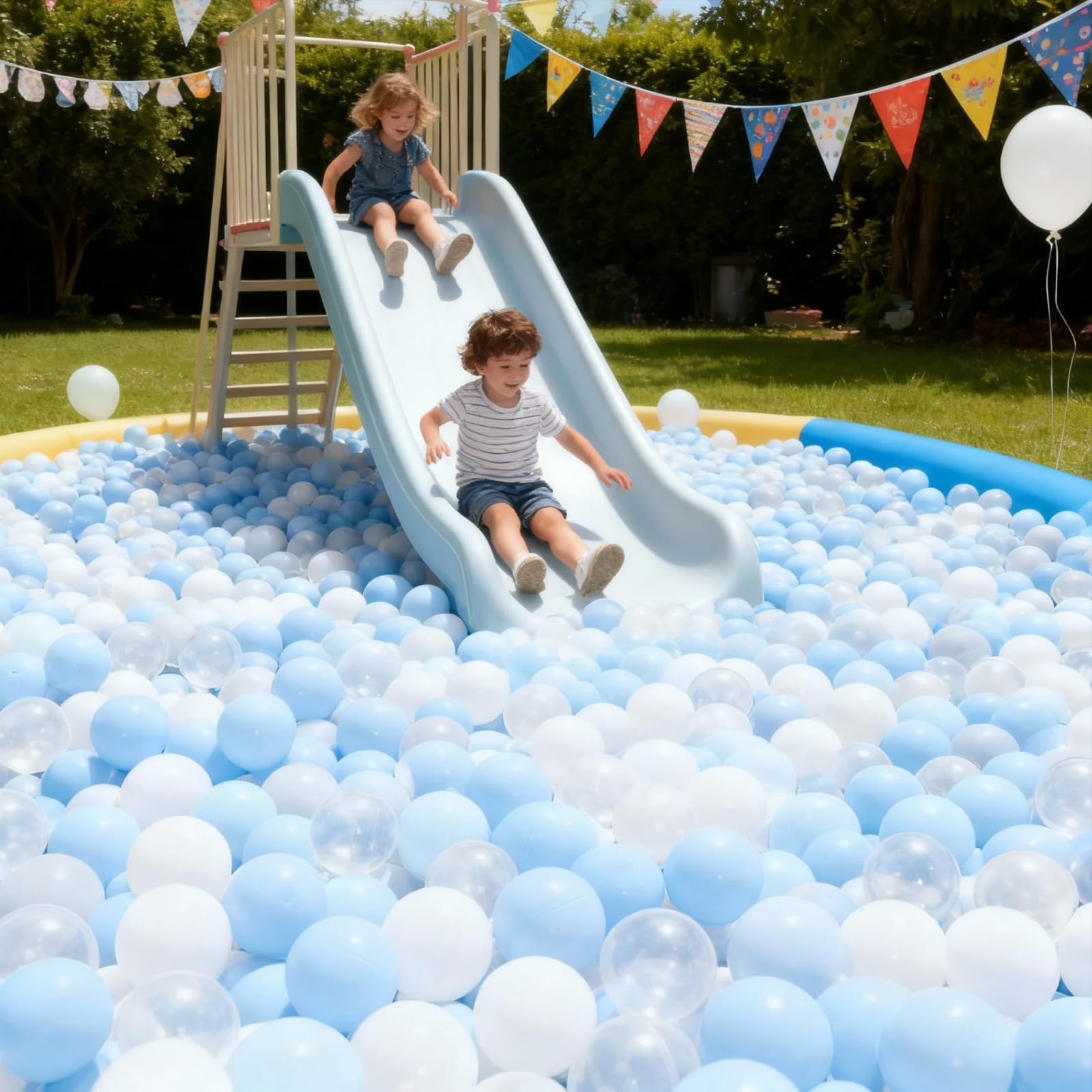 GOGOSO Playpen Balls for GirlsToddlers for Playhouse, Baby Pool, Play Ball Fun Centers, for Babies, Kids, Toddlers 1-3, Phthalate Free BPA Free 100pcs