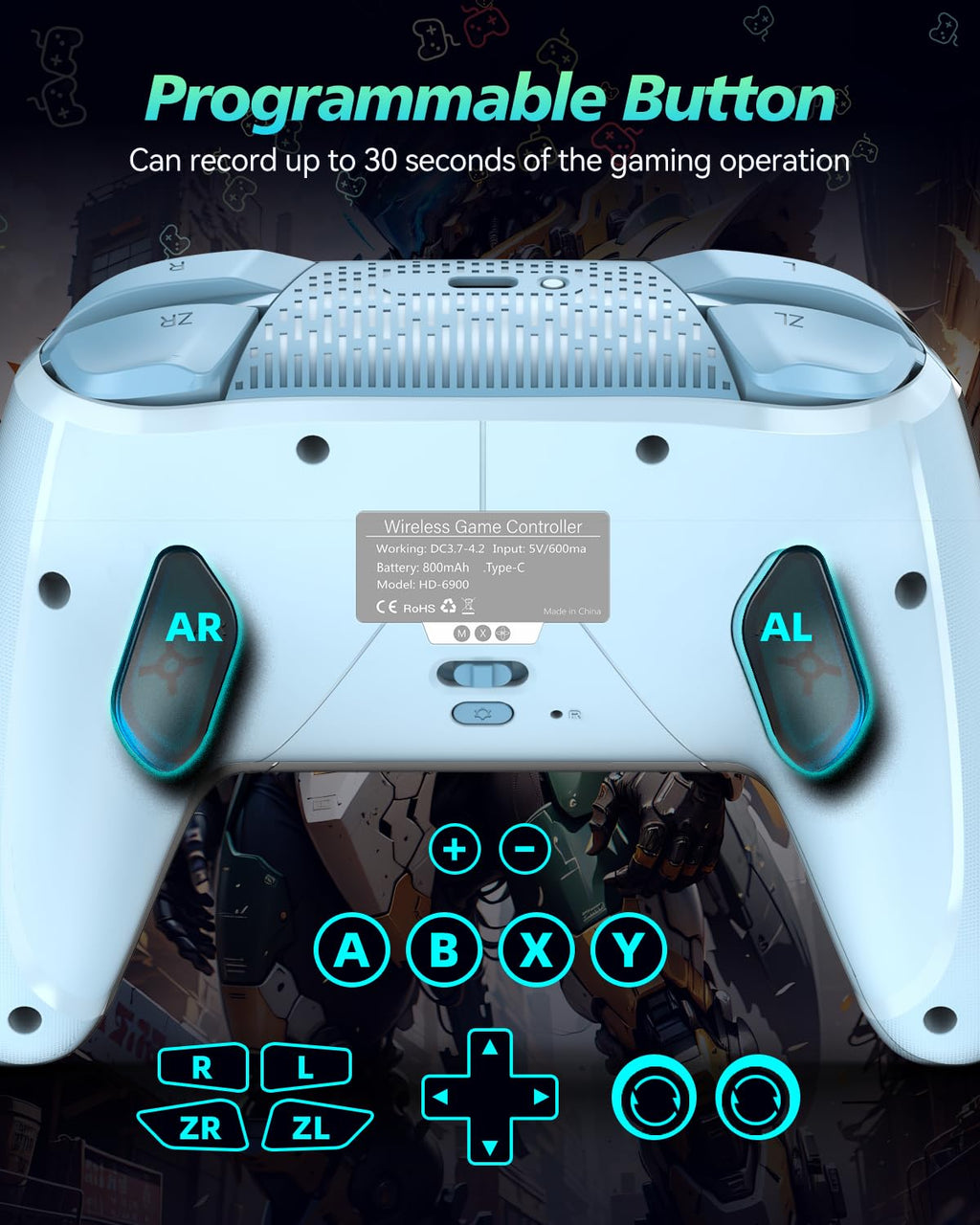 GMBACK Wireless Switch 2 Controller for Nintendo Switch 2/Switch/Lite/OLED