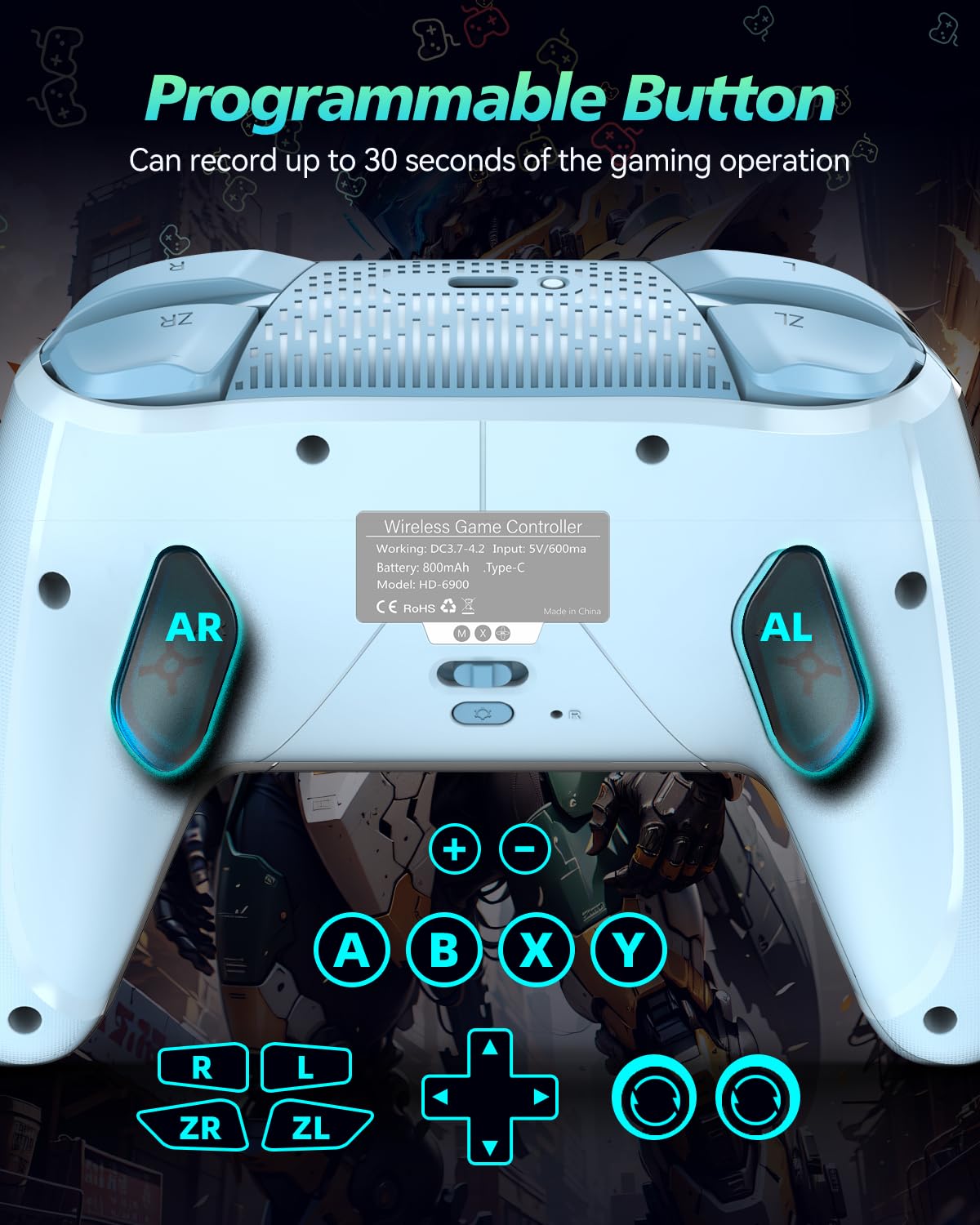 GMBACK Wireless Switch 2 Controller for Nintendo Switch 2/Switch/Lite/OLED
