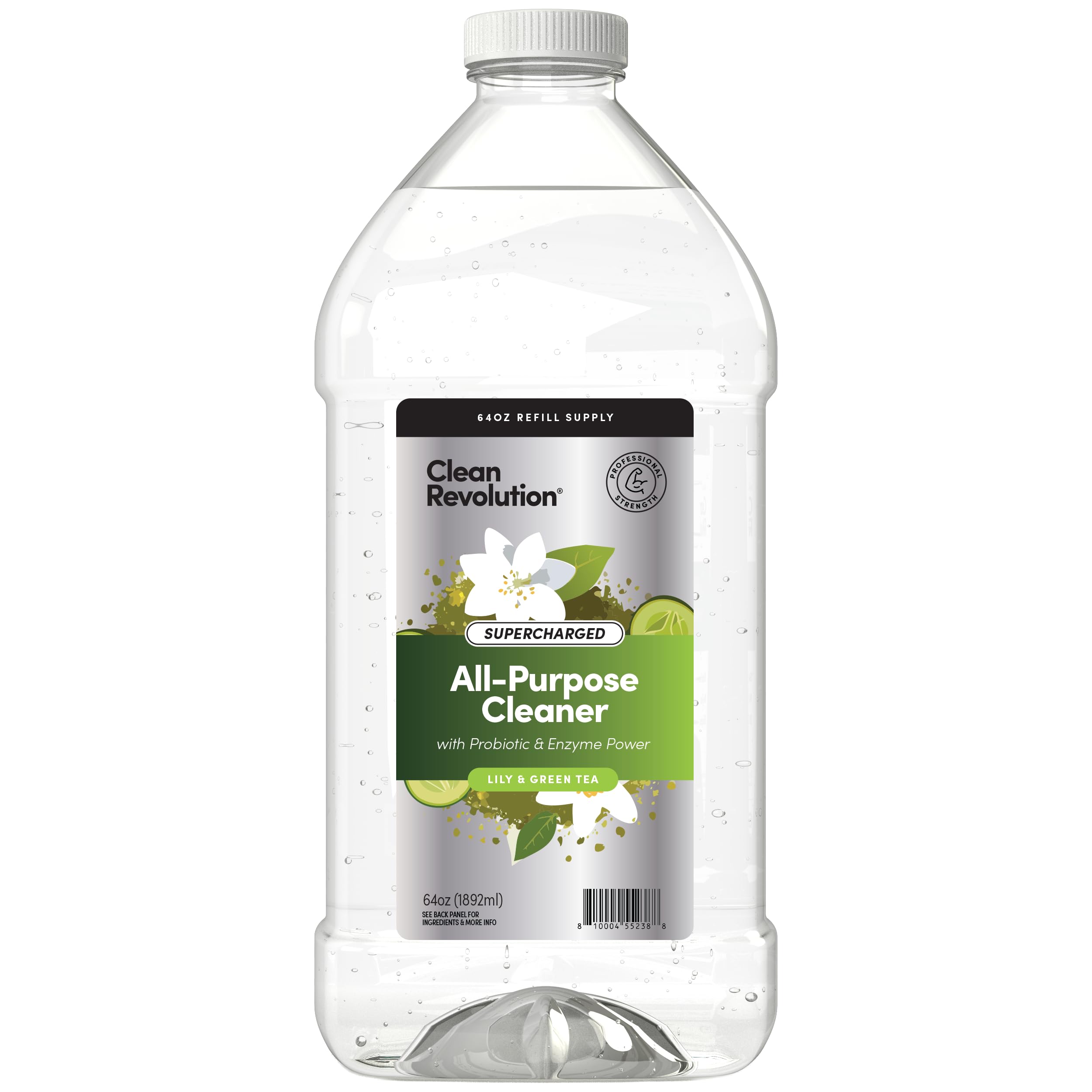 Clean Revolution Multi Surface Cleaner Refill Supply, Non-Toxic, Eco-Friendly & Plant-Based, Ready to Use, Dreamy Citrus, 128 Fl Oz (1 Gallon)