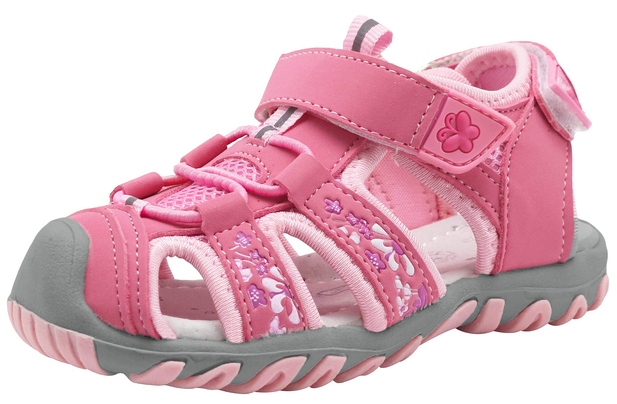 Apakowa Kid's Boy's Girl's Soft Sole Close Toe Sport Beach Sandals (Toddler/Little Kid)