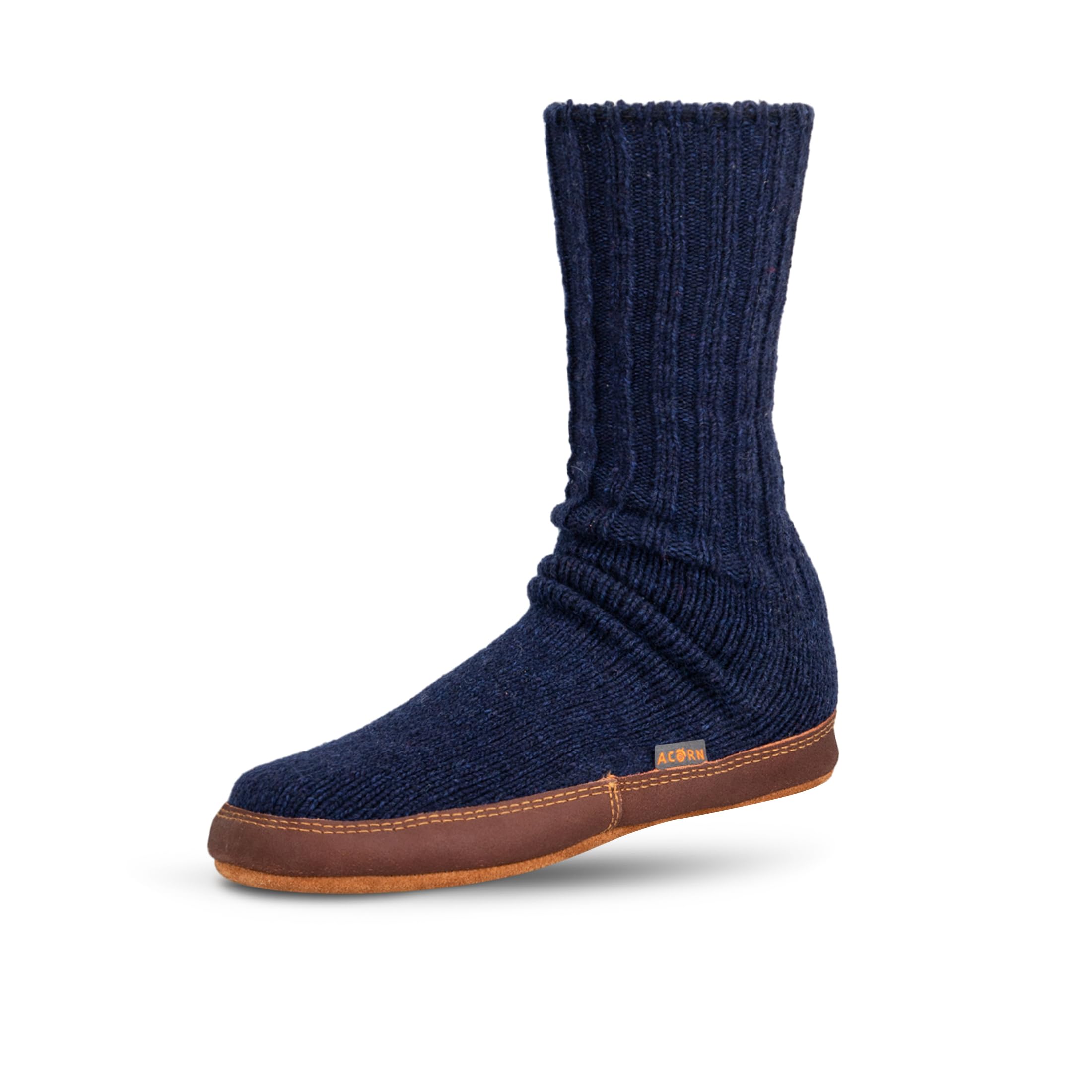 Men's and Women's Original Slipper Sock - Comfortable Men's and Women's Slipper Sock with Cloud-Like Feel, Soft and Moisture Wicking Crew Length, Genuine Suede Sole
