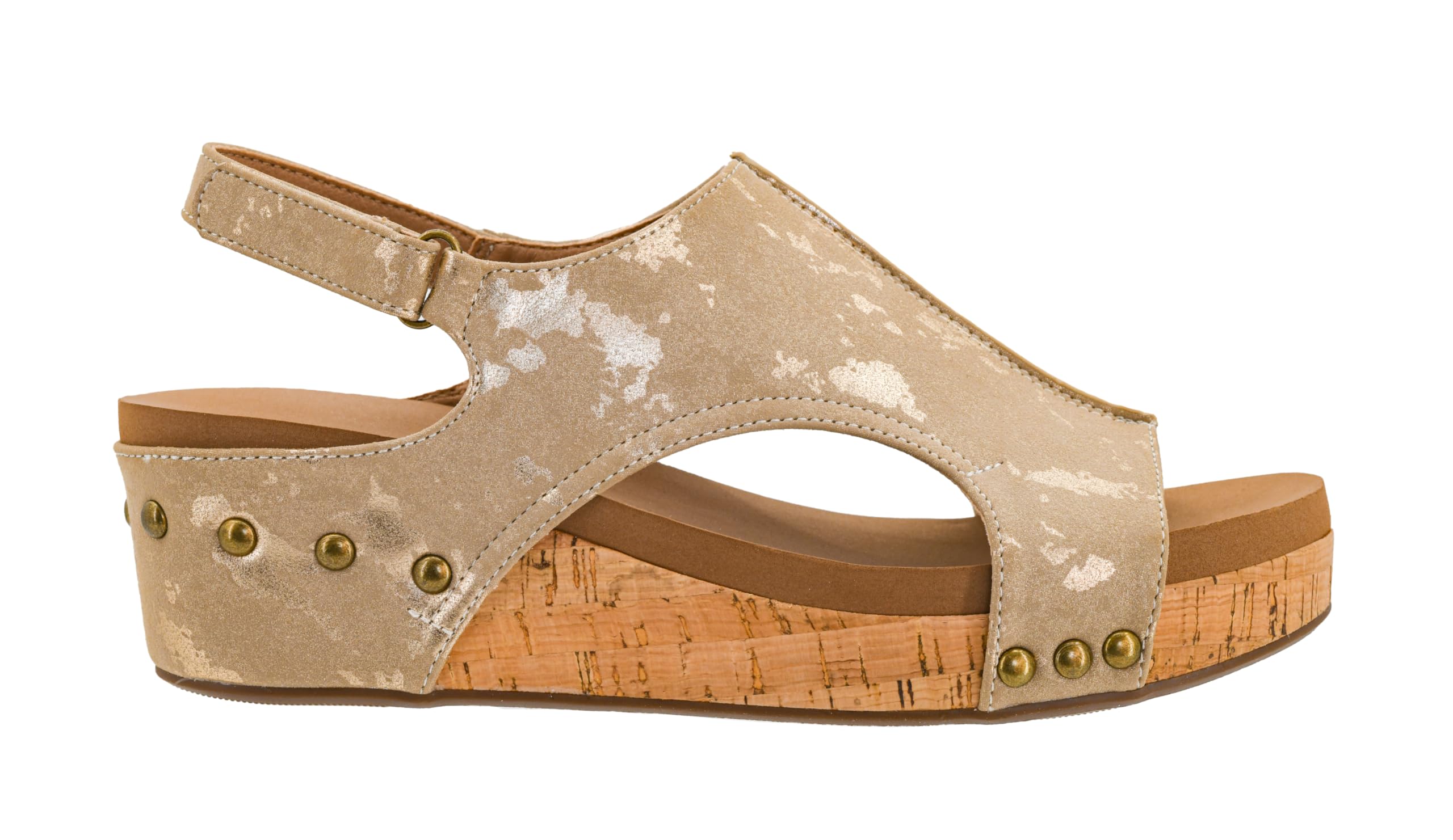 Corkys Footwear Volta Wedge - Chic Elegance Meets All-Year Comfort with a 2-Inch Cork Heel and Marshmallow Insole for Stylish Everyday Wear and All-Day Comfort