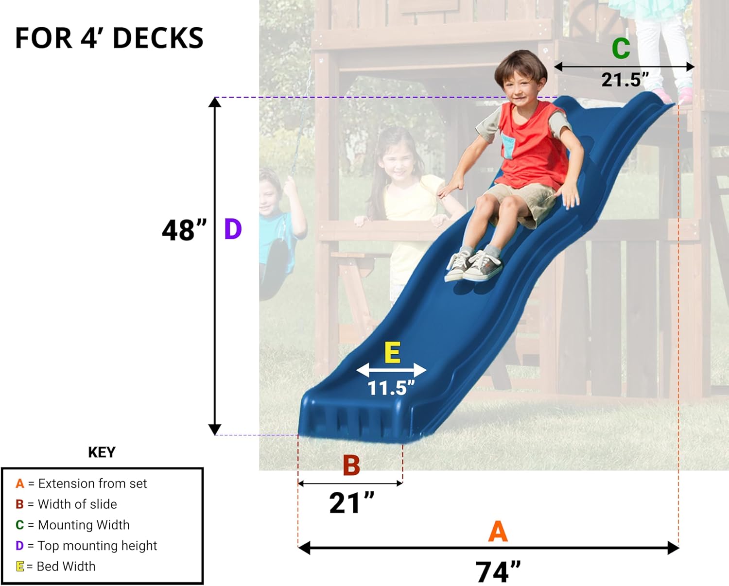 Swing-N-Slide Cool Wave , Blue